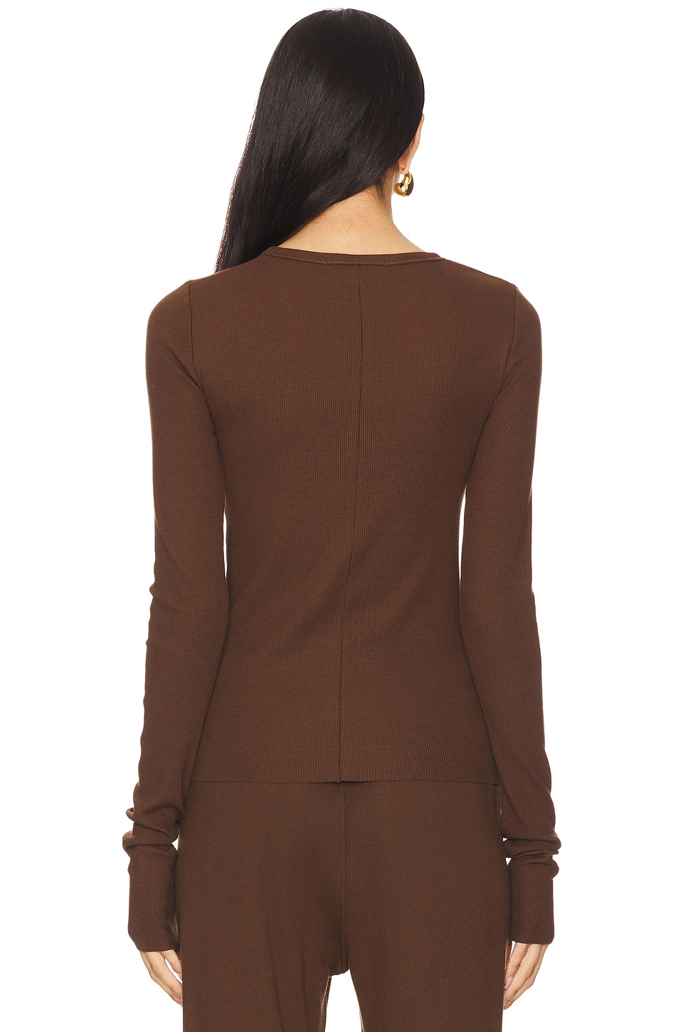 Long Sleeve Fitted Top - 3