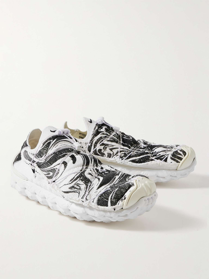 ISPA Mindbody Leather and Rubber-Trimmed FlyKnit Sneakers 4