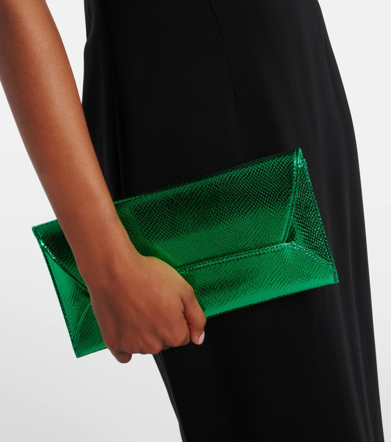 Envelope Small metallic leather clutch 2