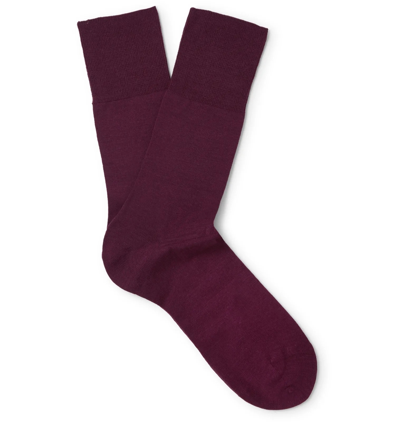 No 4 Silk-Blend Socks - 1