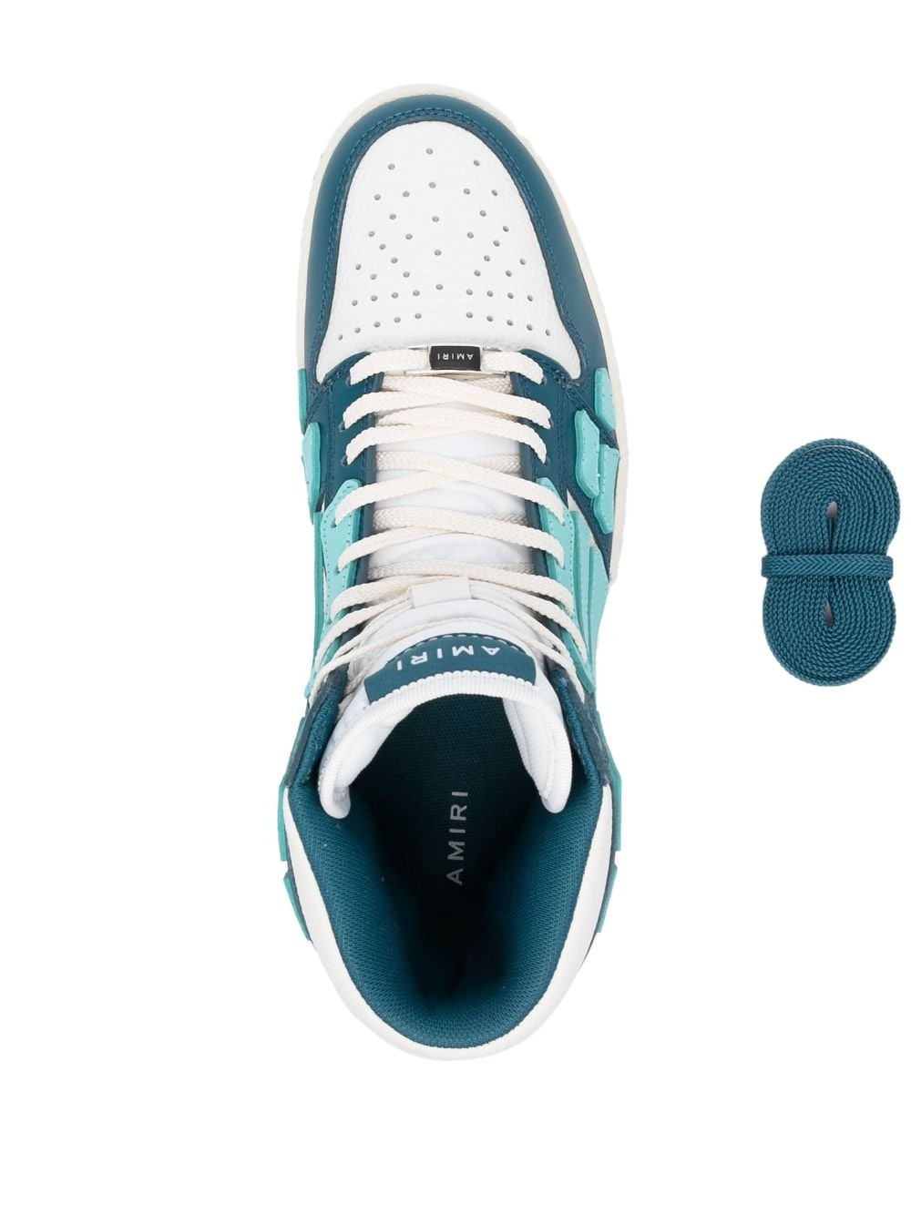 patch-detail lace-up sneakers - 4