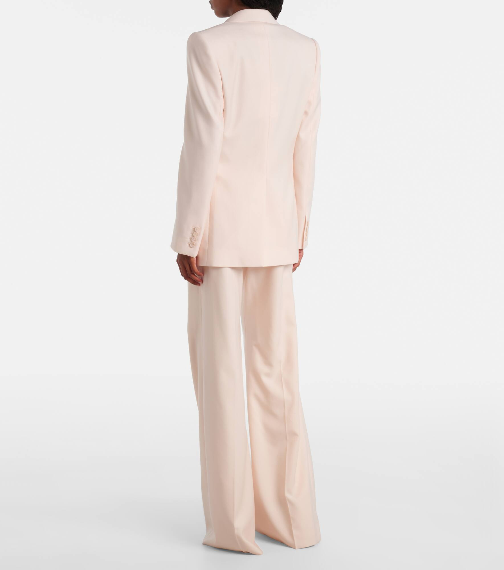 Wool gabardine suit jacket - 3