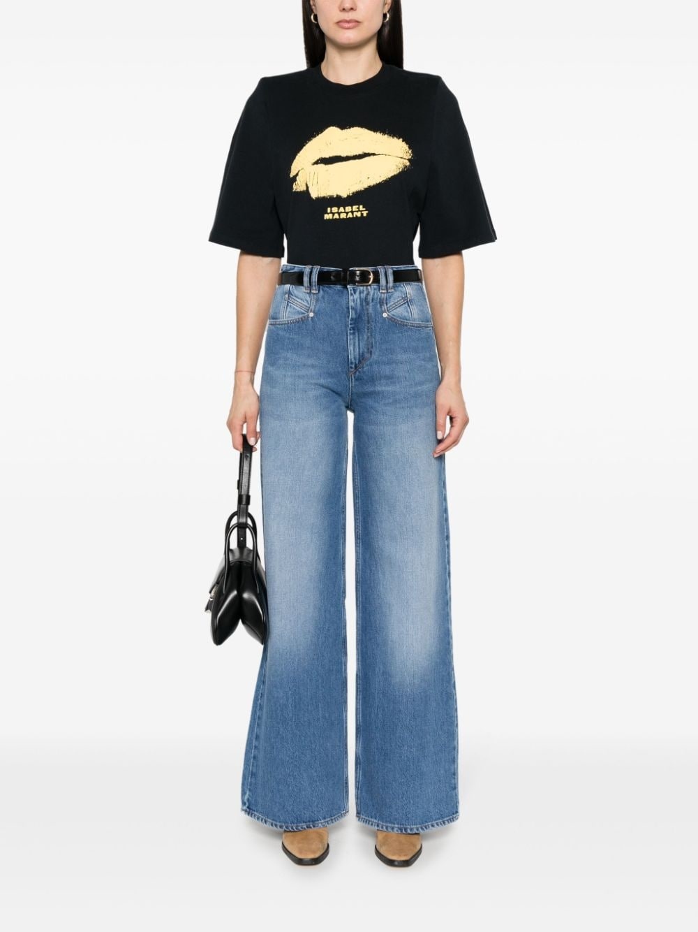 high-rise bootcut jeans - 2