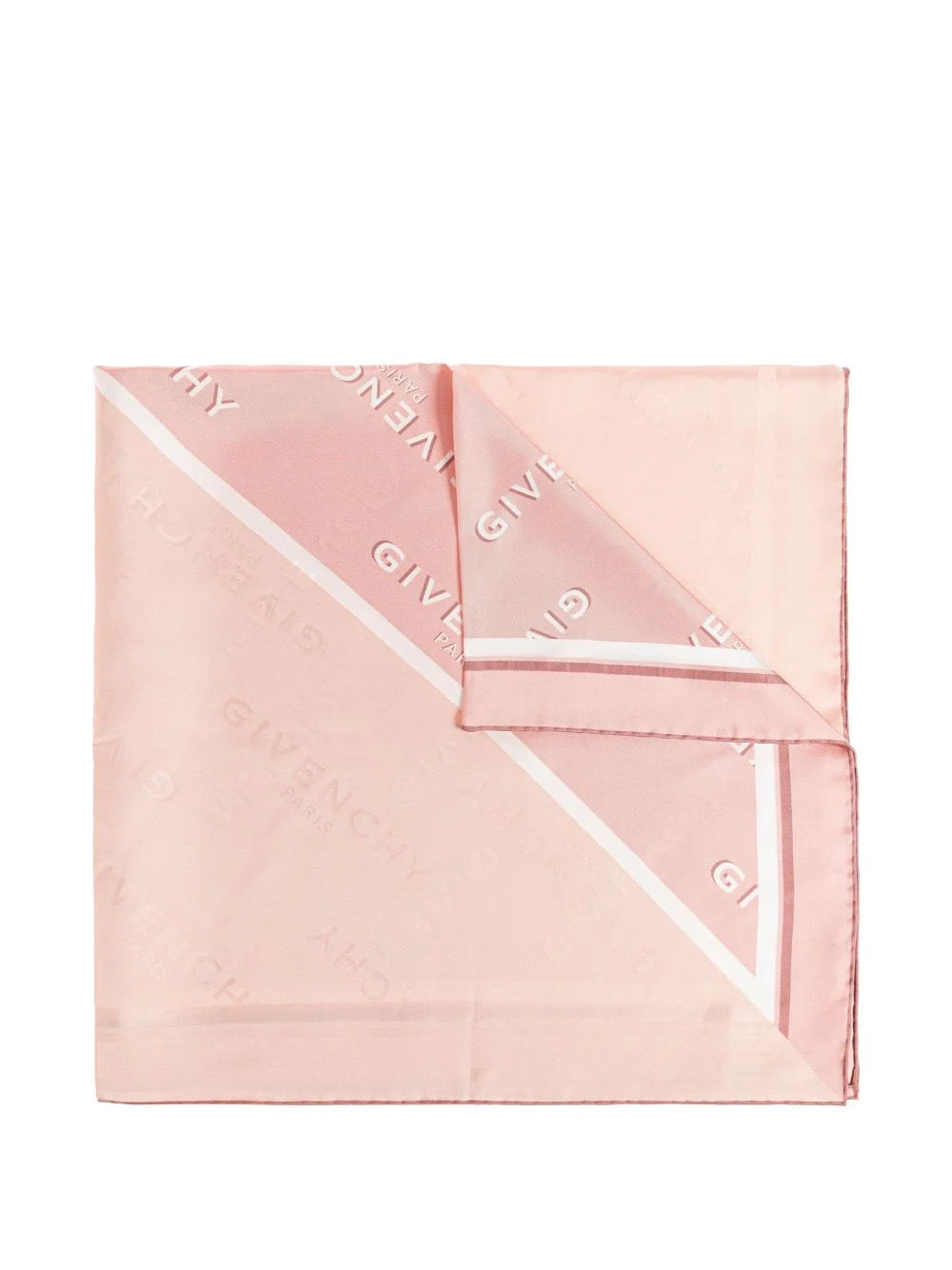 logo-print scarf - 1