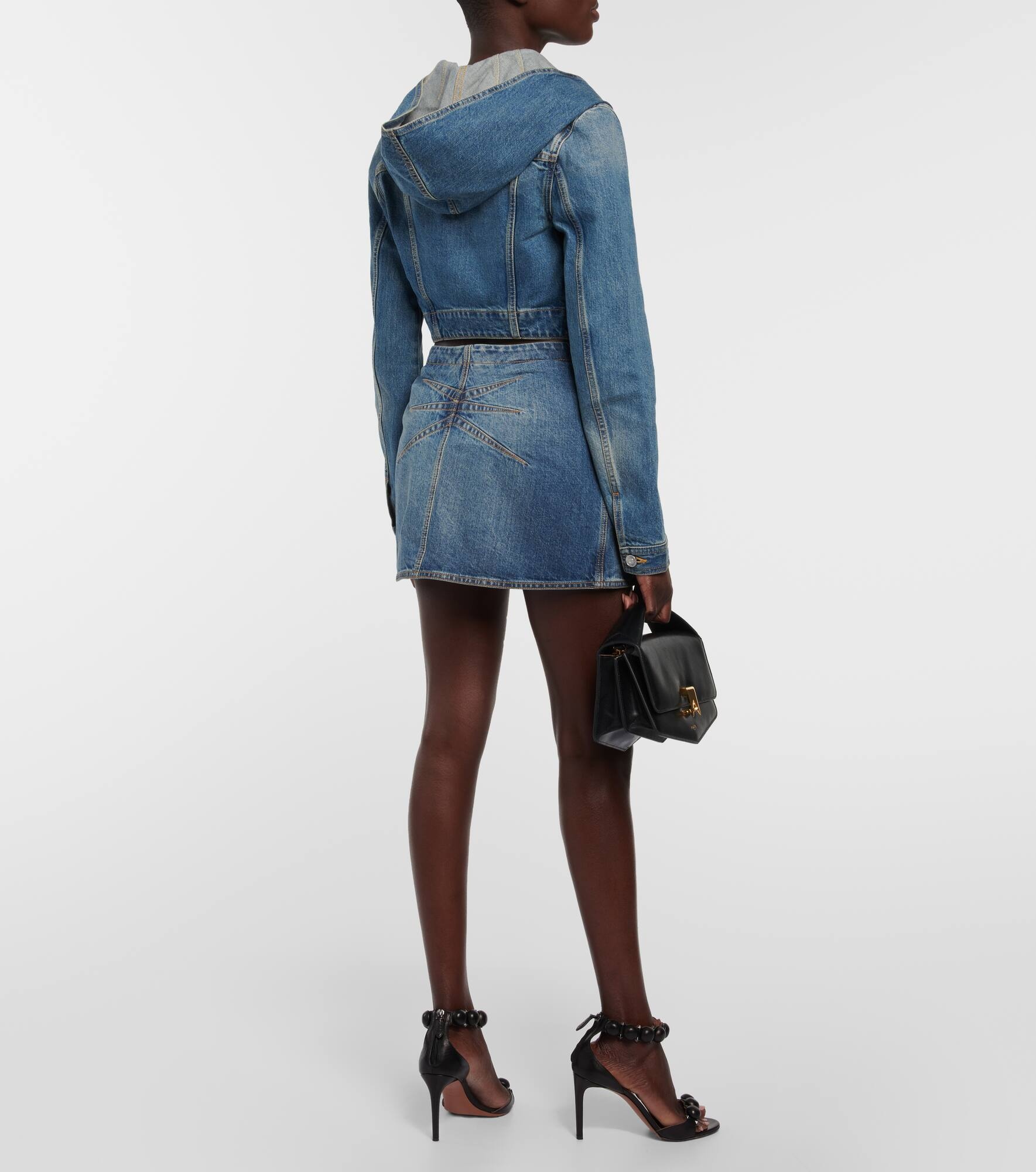 Denim miniskirt - 3