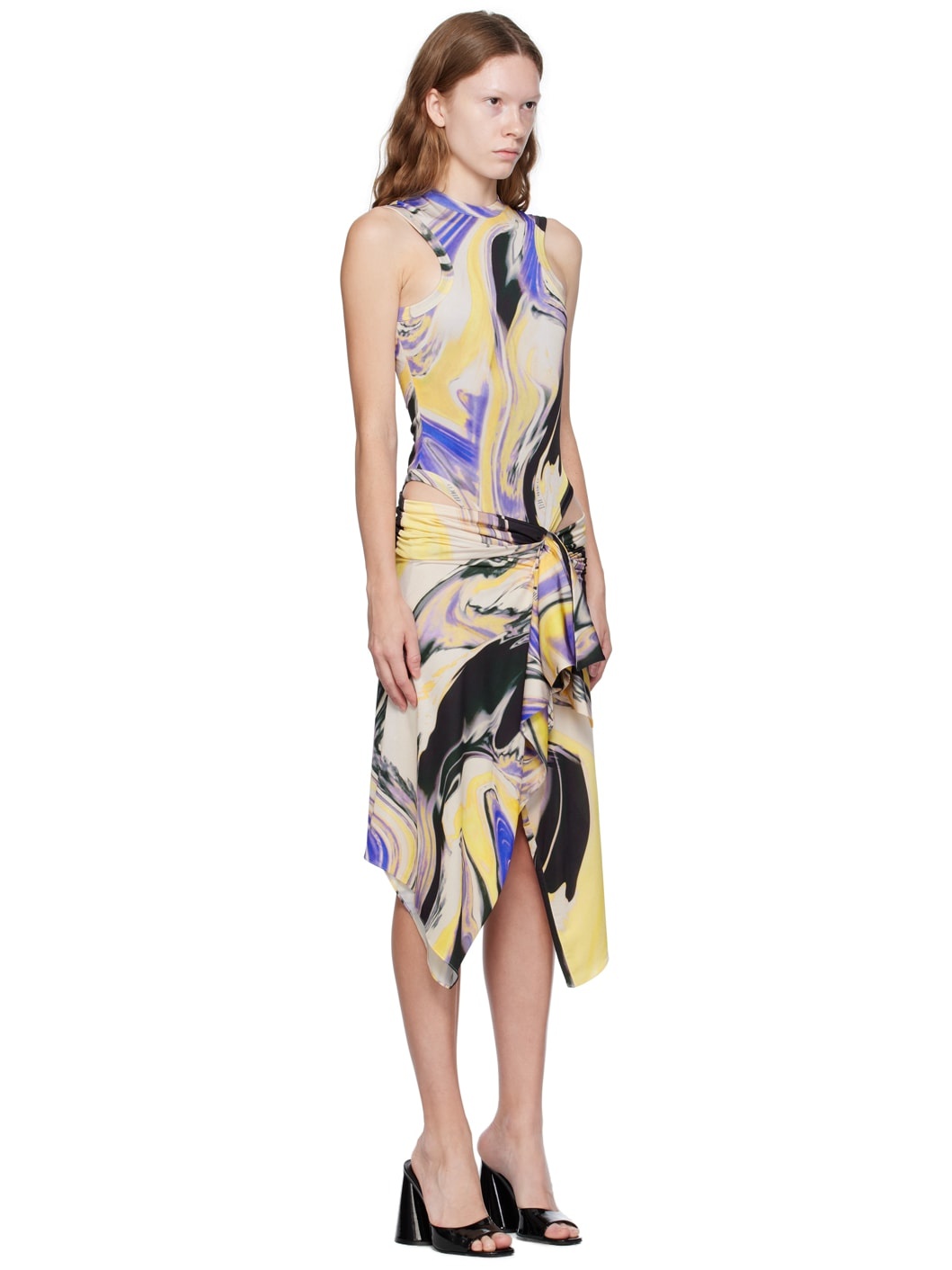 Multicolor Mirna Midi Dress - 2
