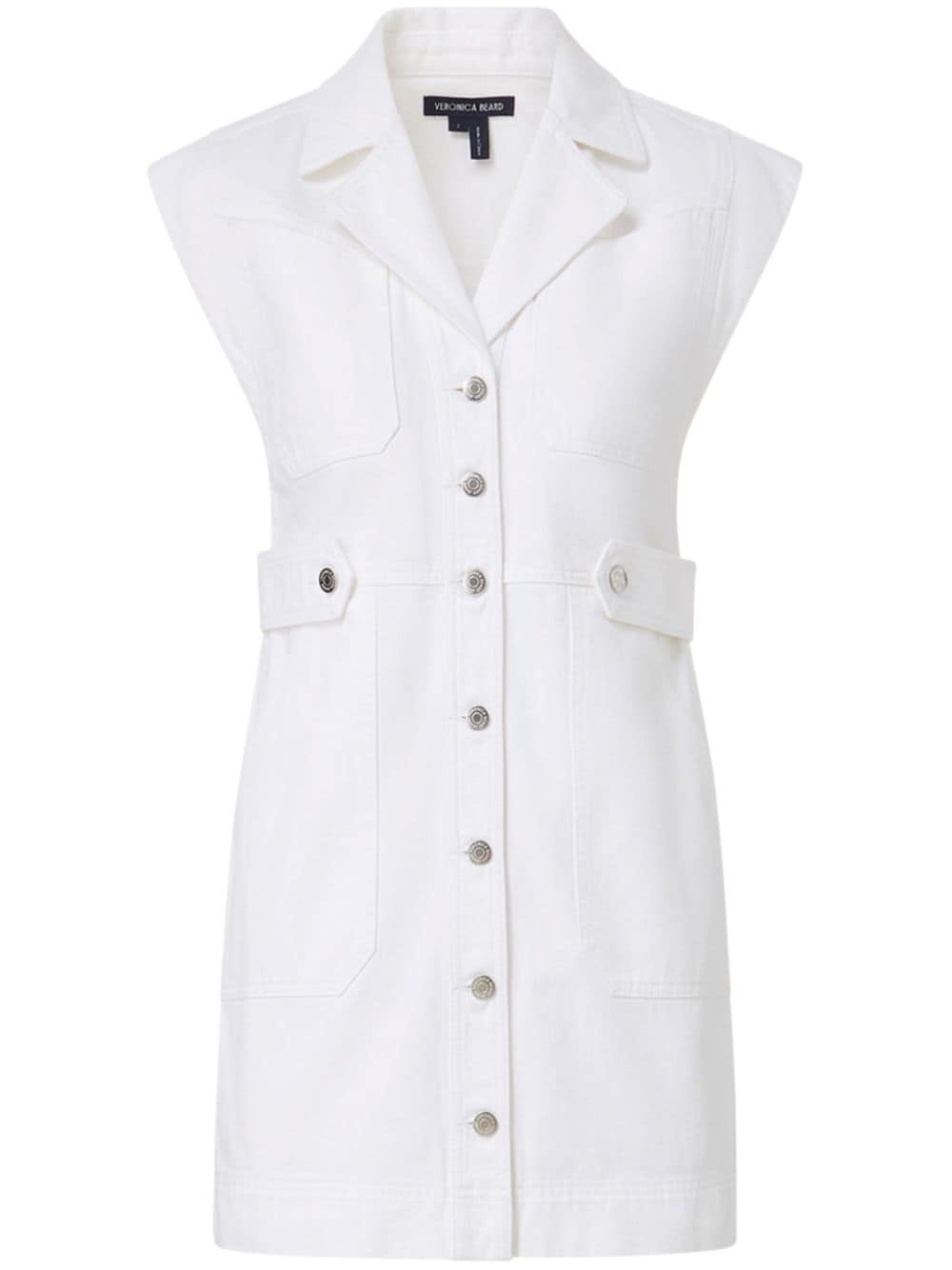 Jax notched-collar cotton dress - 1