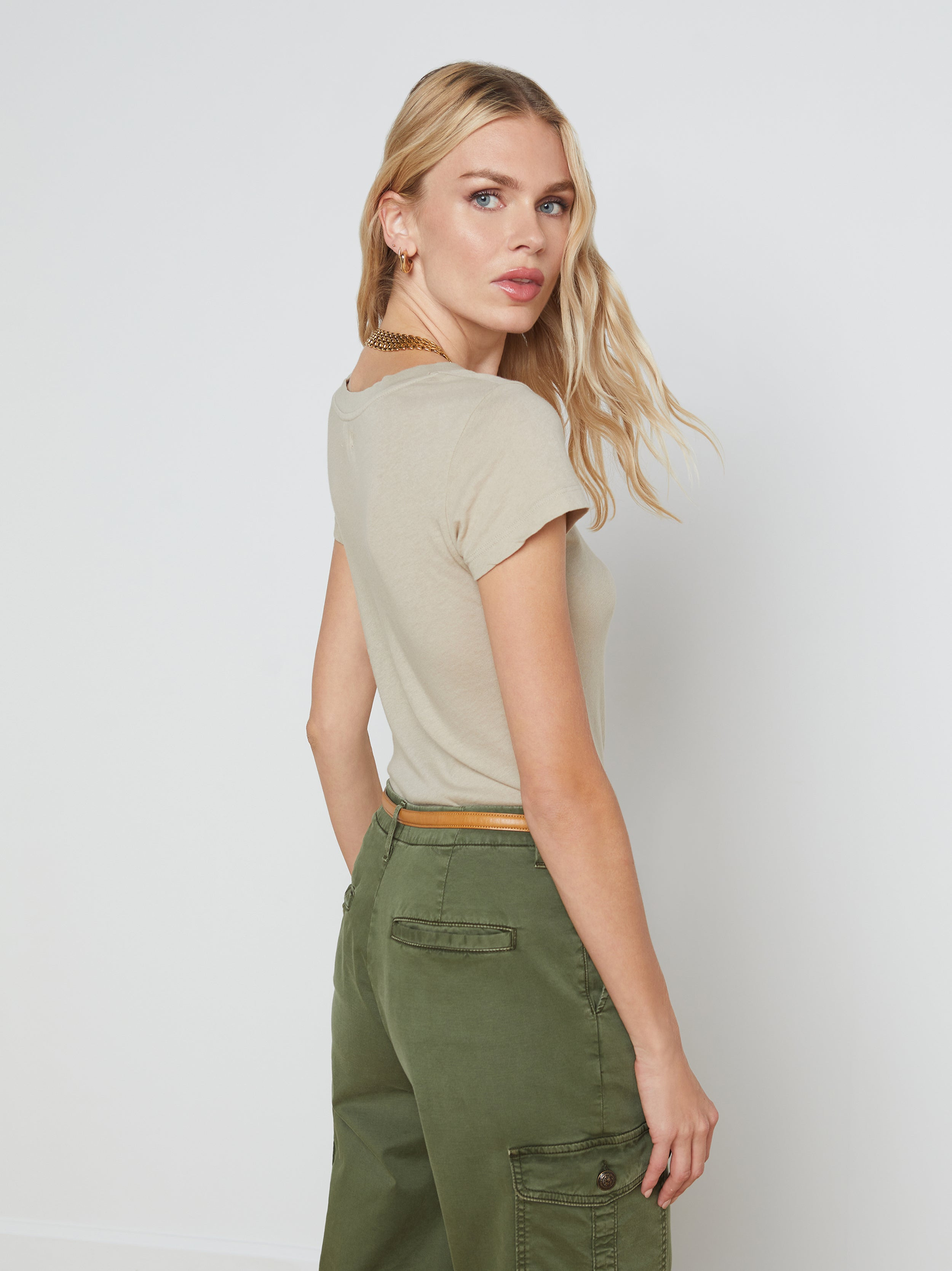 Cory Cotton Scoopneck Tee - 3