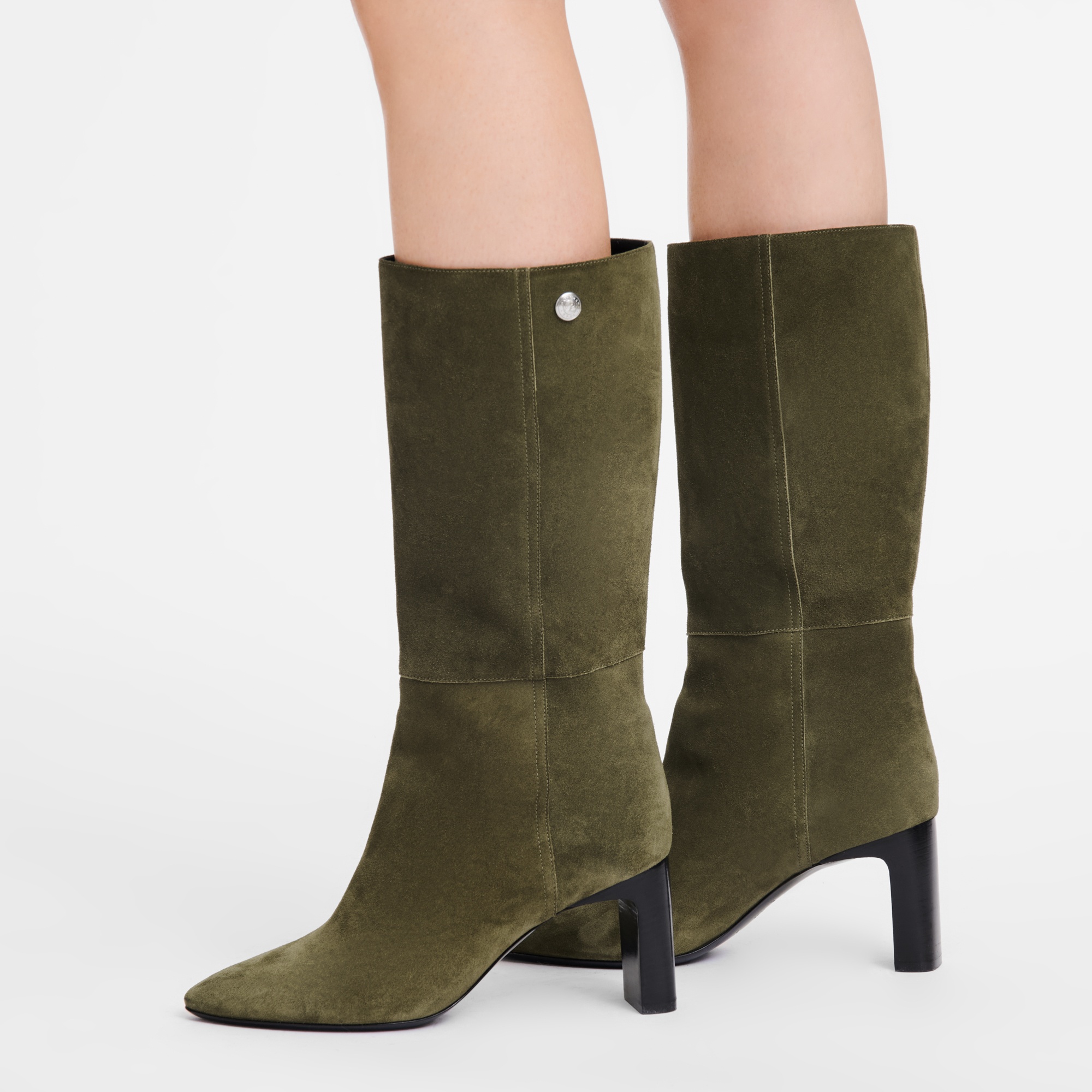 Allure Heel boots Khaki - Leather - 2
