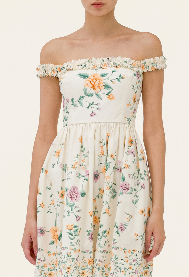 Achiote Chinesis Knee Dress 7