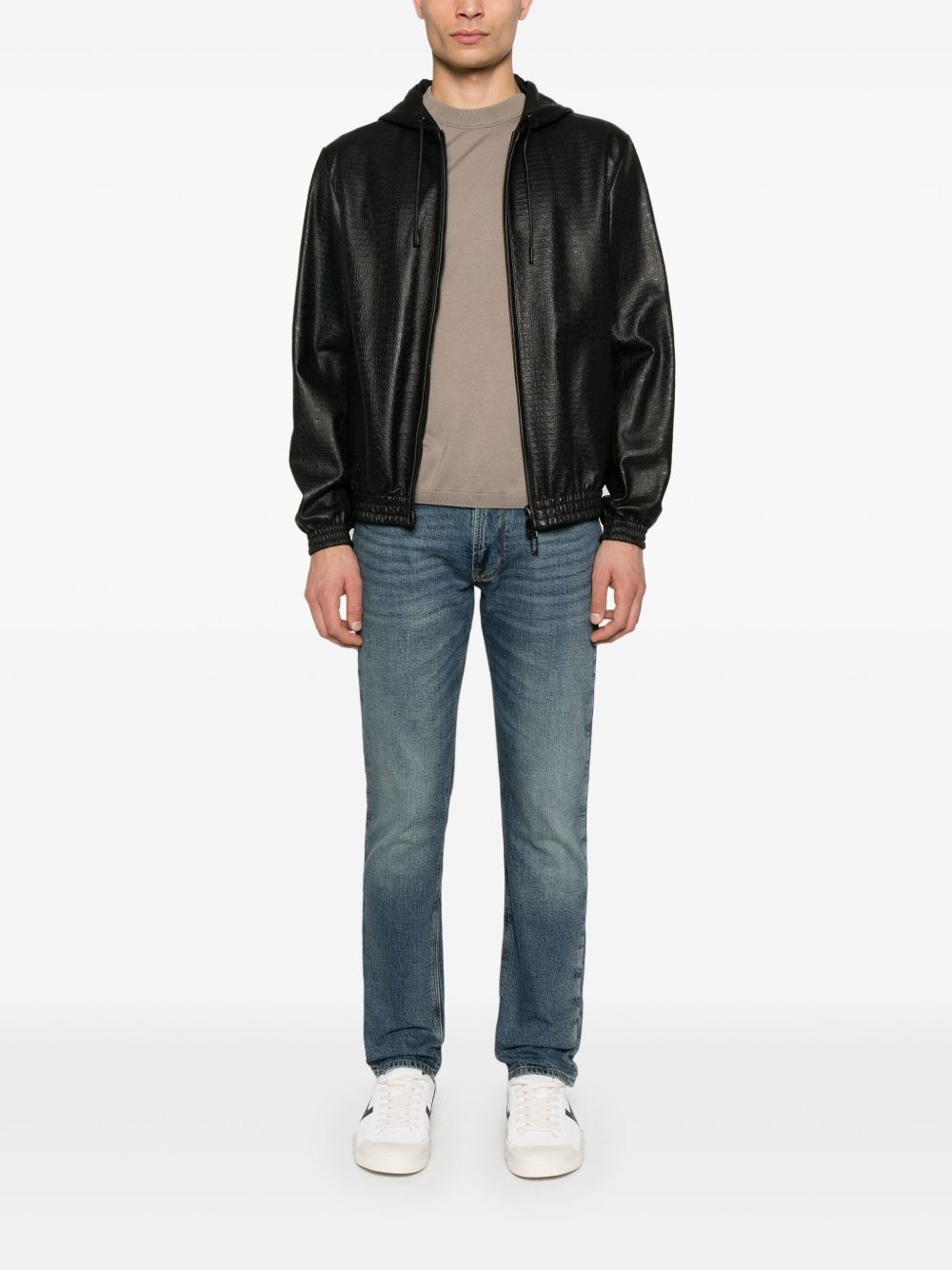 logo-plaque jeans - 2