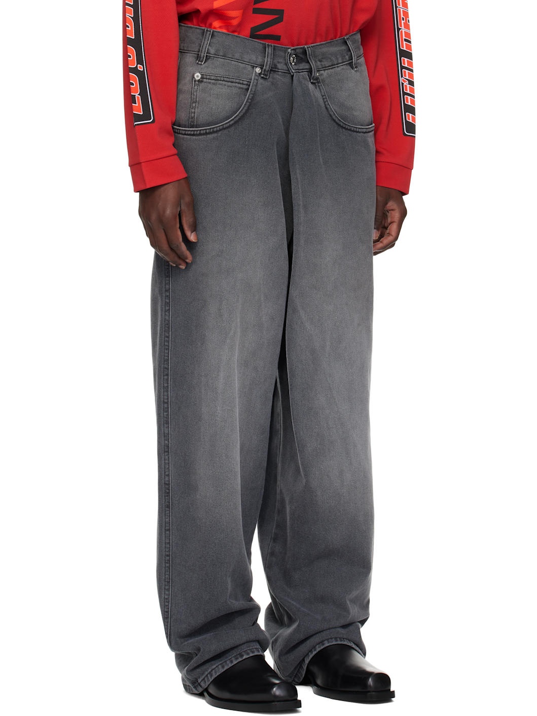Gray Kriss Kross Jeans - 2
