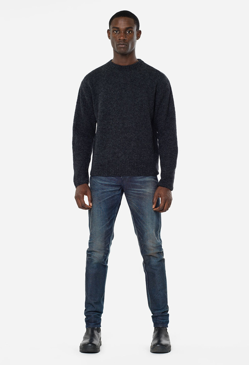 John Elliott WOOL POWDER KNIT CREW outlook