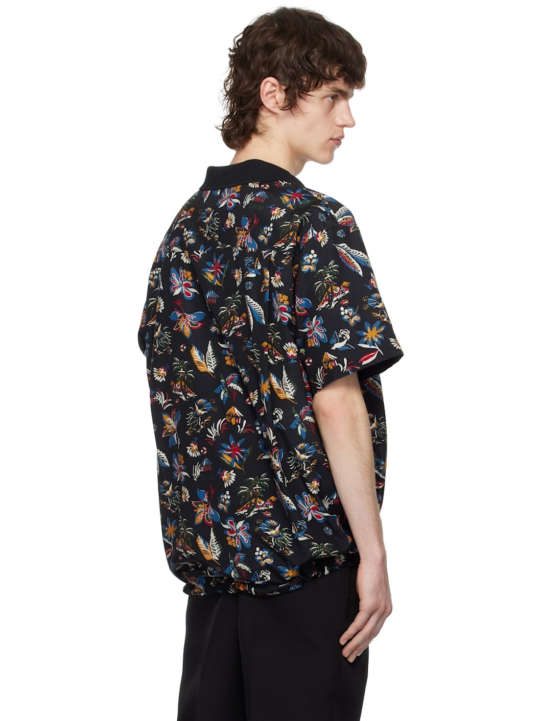 Multicolor Tropical Print Polo - 3