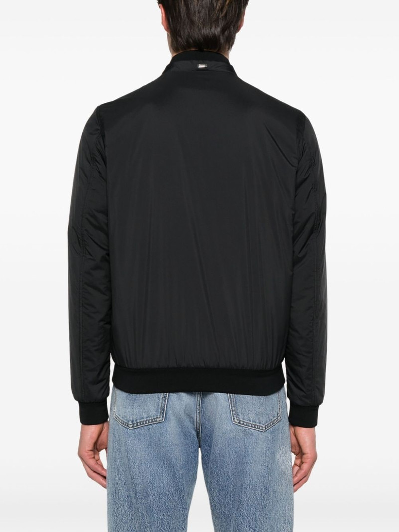 logo-plaque bomber jacket 4
