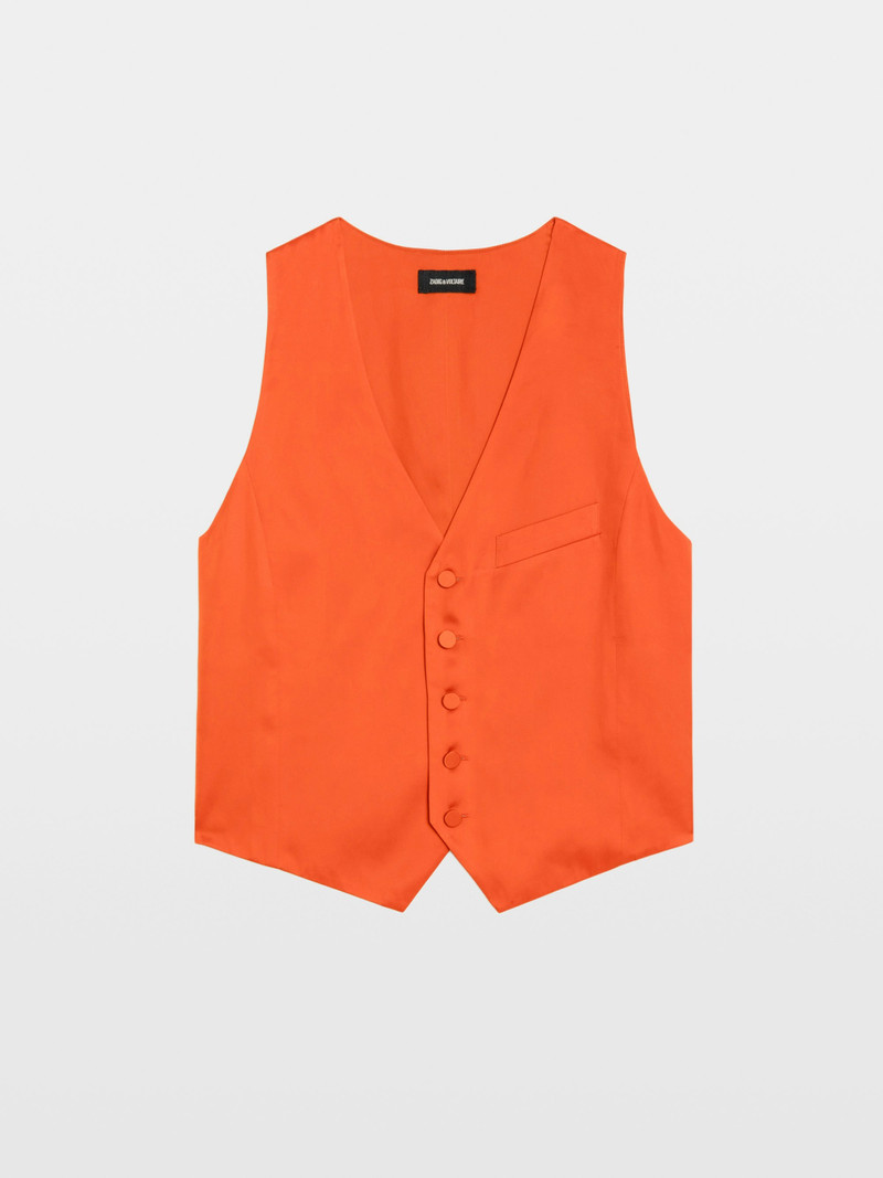 Emaux Satin Vest 1