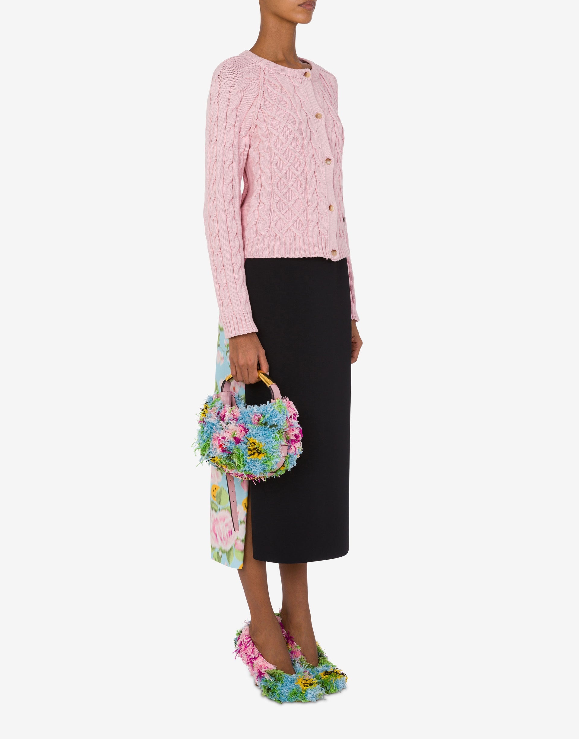 MOSCHINO HANDLE ME BAG TUFTING - 4