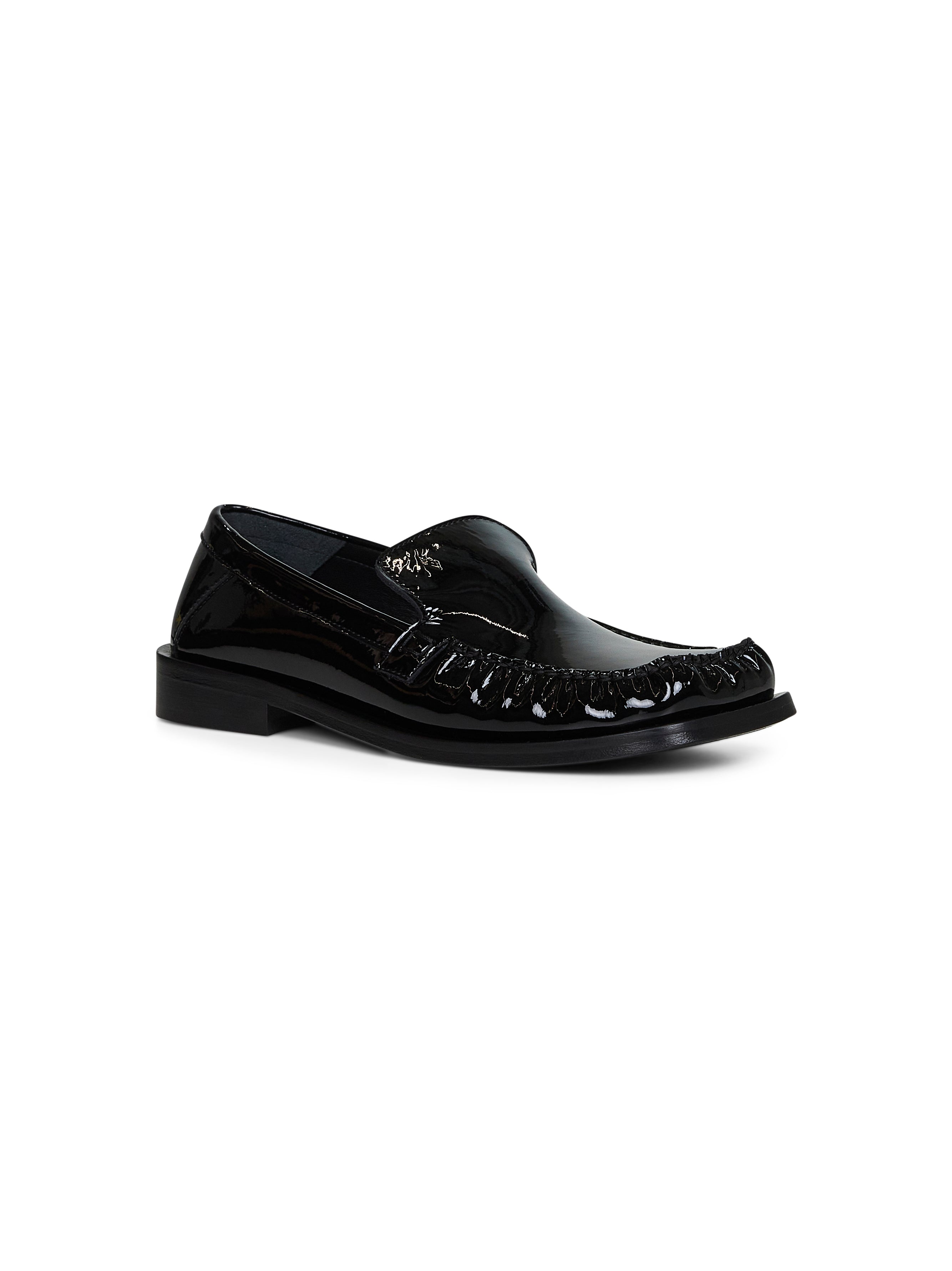 Black patent leather "Charles" loafers - 2