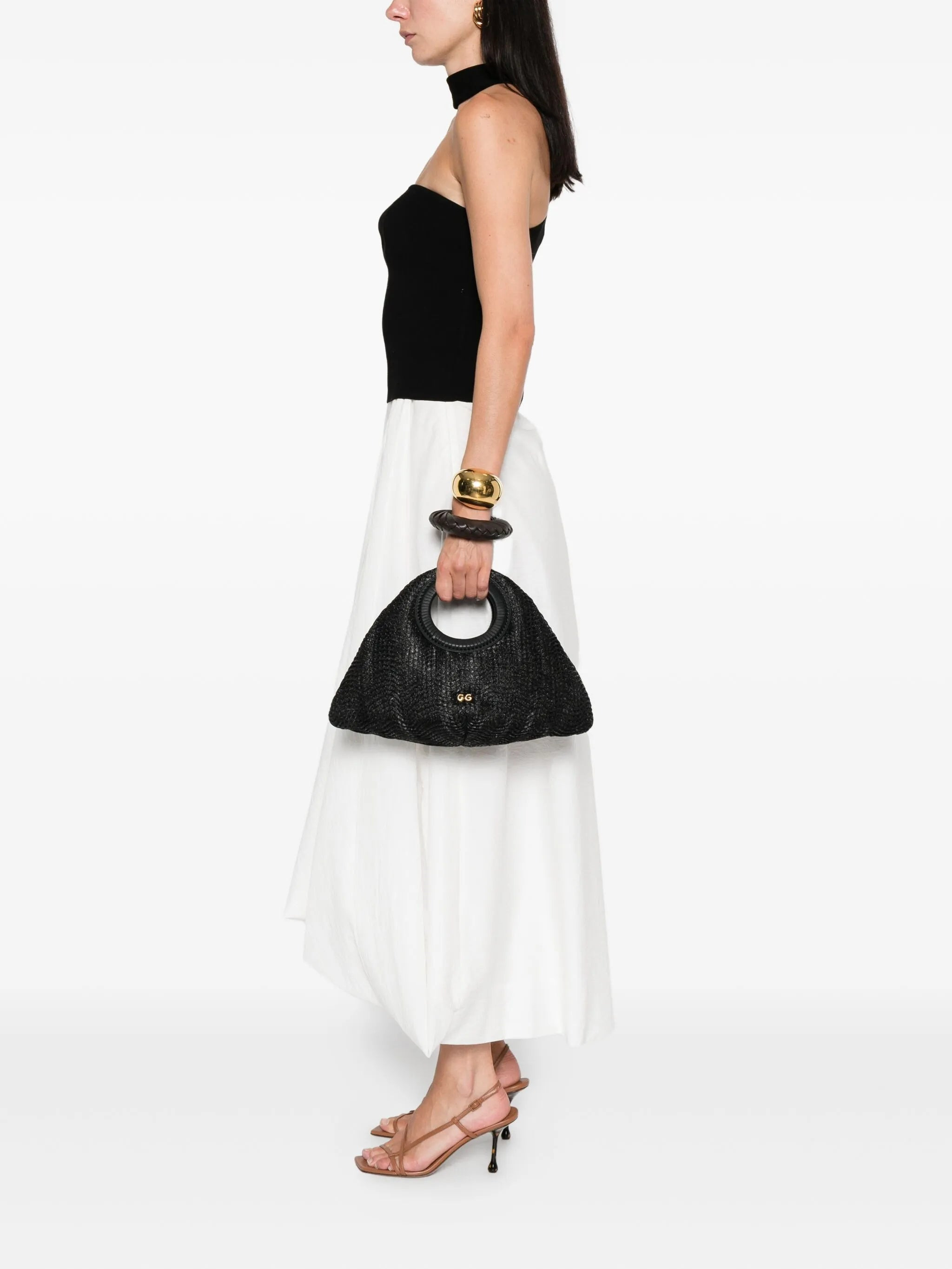 Cult Gaia Thais Wave-textured Top-handle Tote Bag - 2