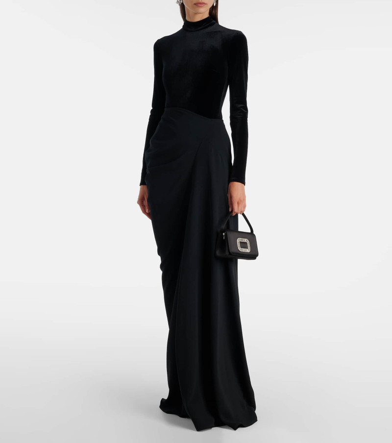 David Koma Velvet bodysuit outlook