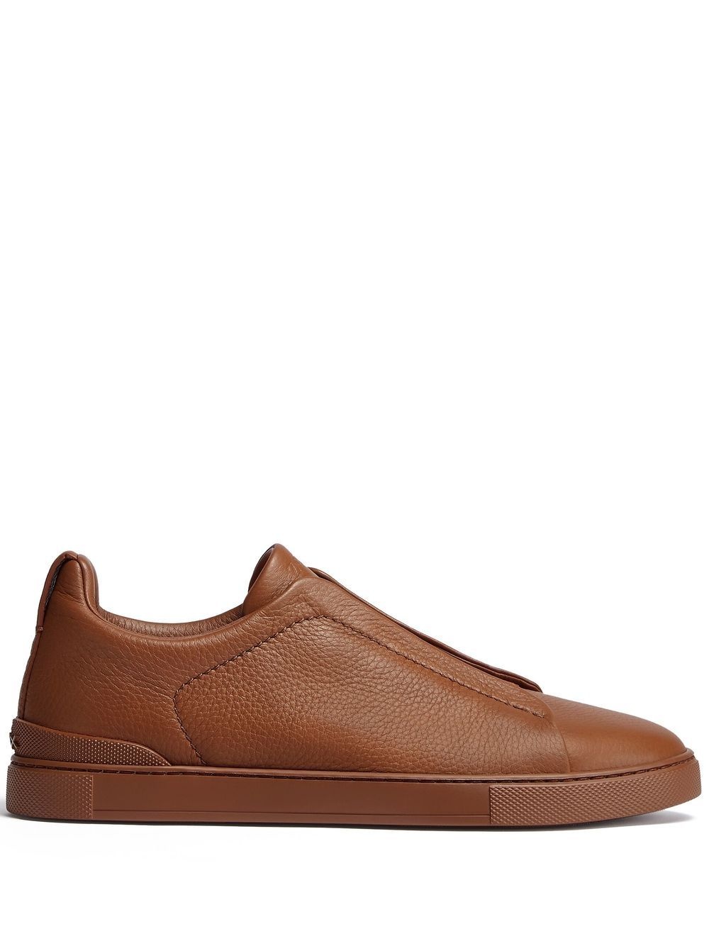 Triple Stitch leather sneakers - 1