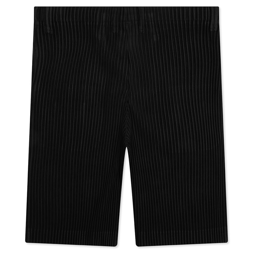 TAILORED PLEATS 2 SHORTS - BLACK - 2