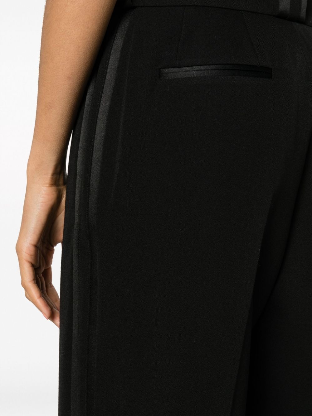 high-waist cropped trousers - 5