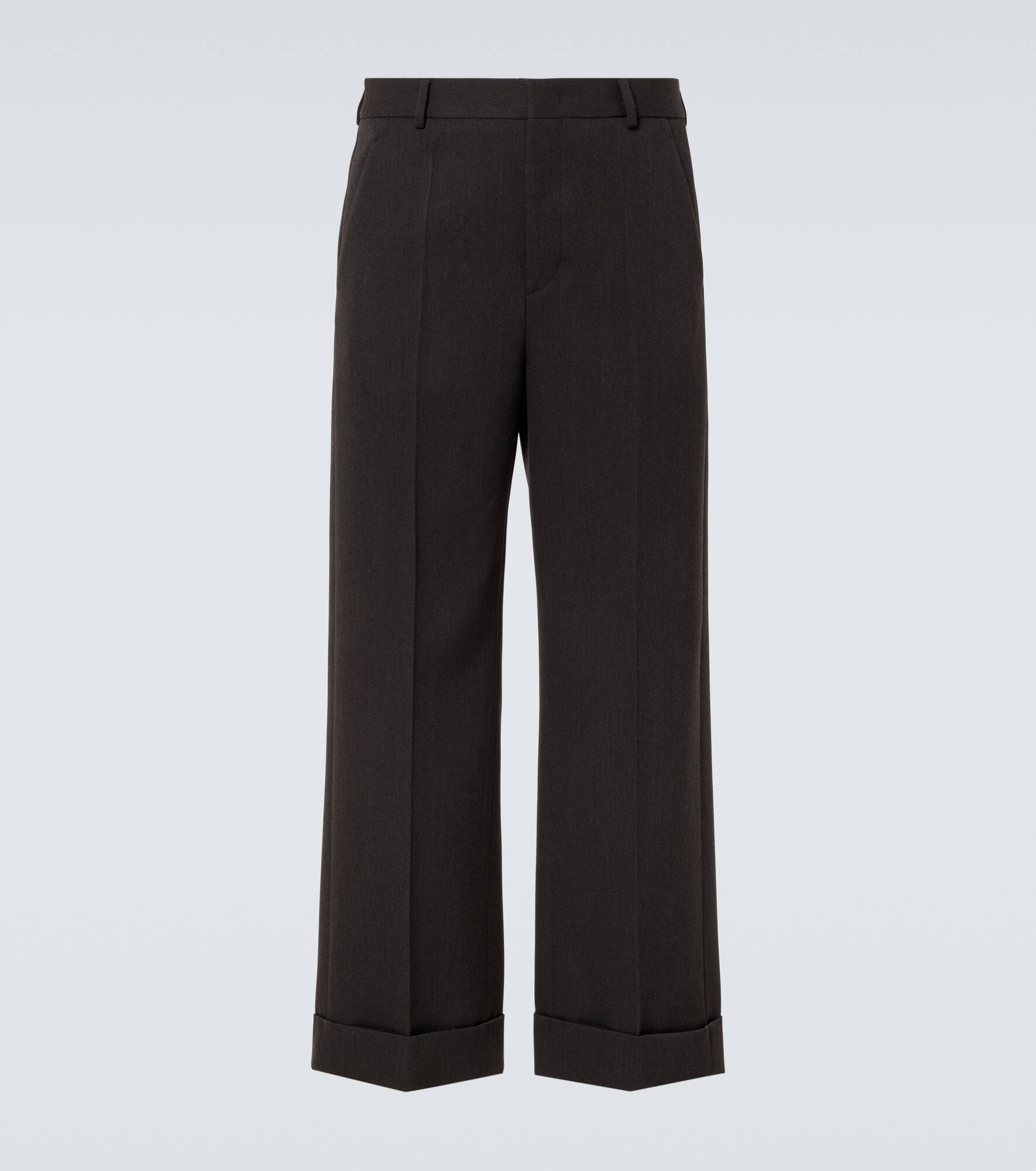 Virgin wool straight pants - 1