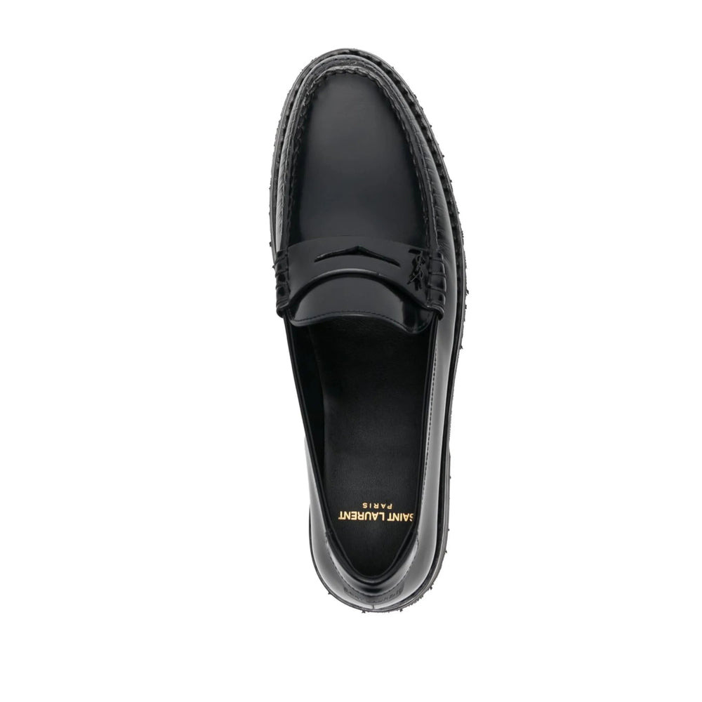 Saint Laurent Black Loafers Women - 4