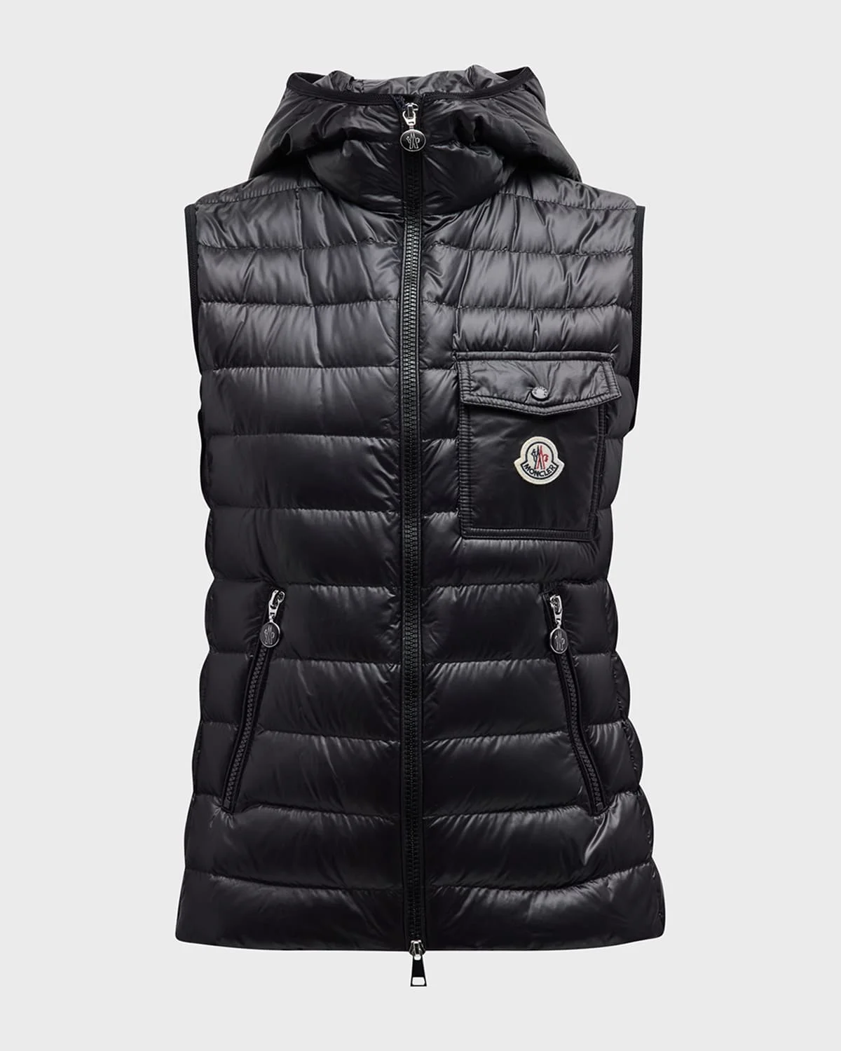Glygos Hooded Puffer Vest - 1