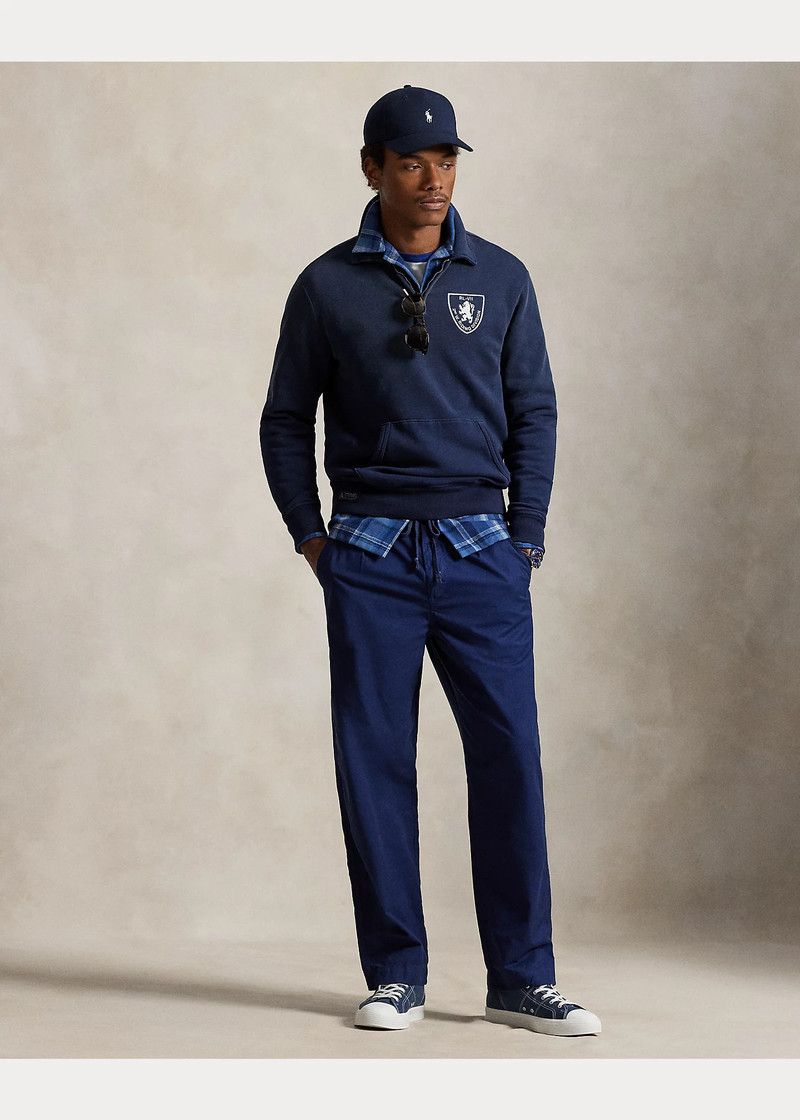 Embroidered Quarter-Zip Sweatshirt 3