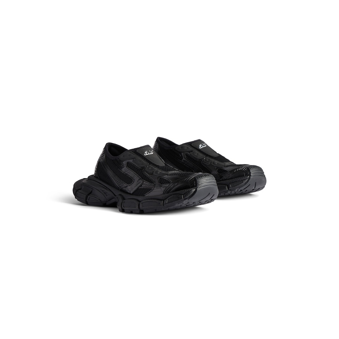 Men's 3xl Slip On Sneaker  in Black - 2