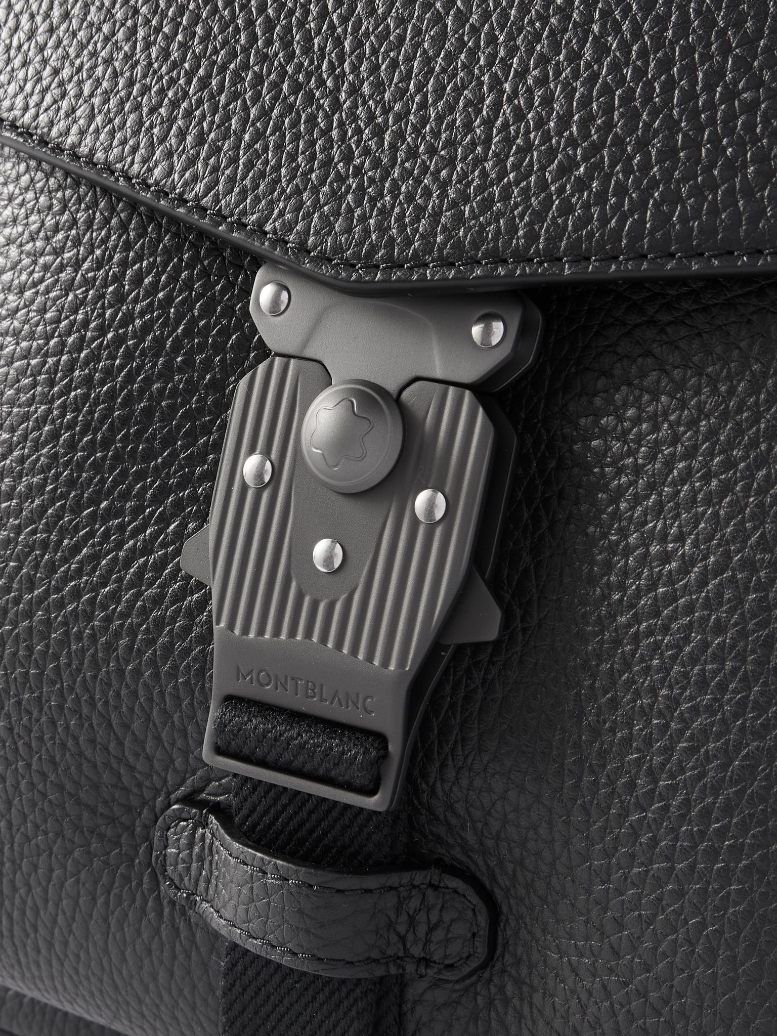 M-Lock 4810 Full-Grain Leather Backpack Black - 4