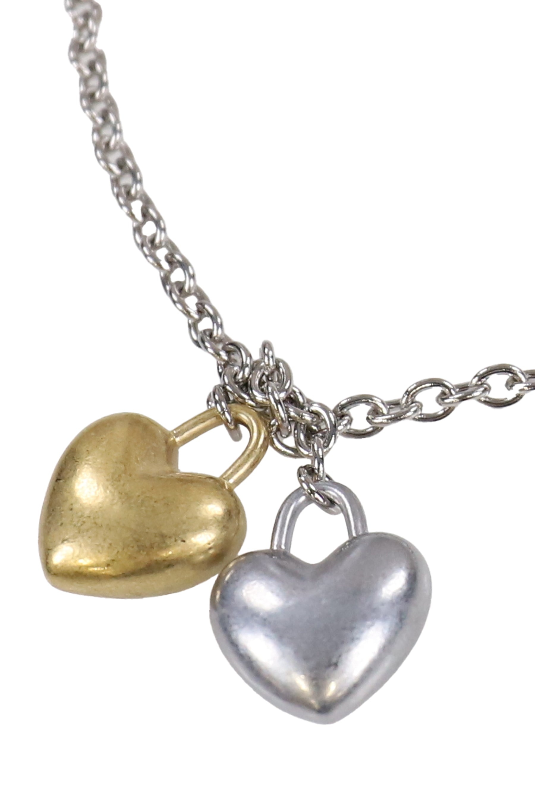 ENTANGLED HEARTS NECKLACE / SIL - 4