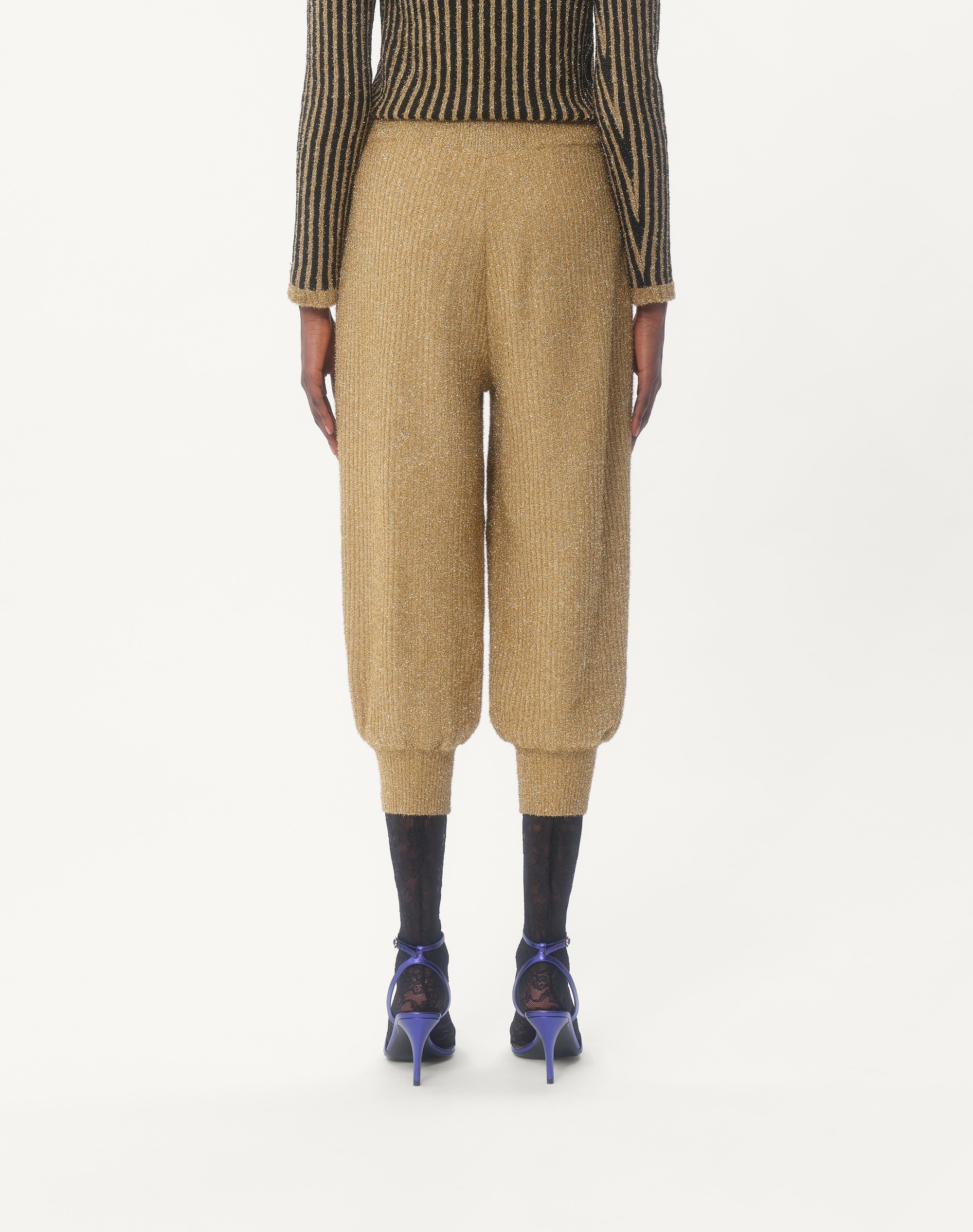 LUREX KNIT PANTS - 7