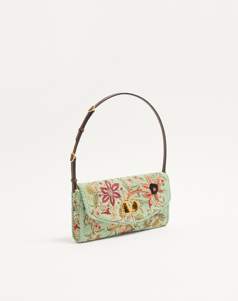 VALENTINO GARAVANI DEVAIN EMBROIDERED SMALL SHOULDER BAG 3