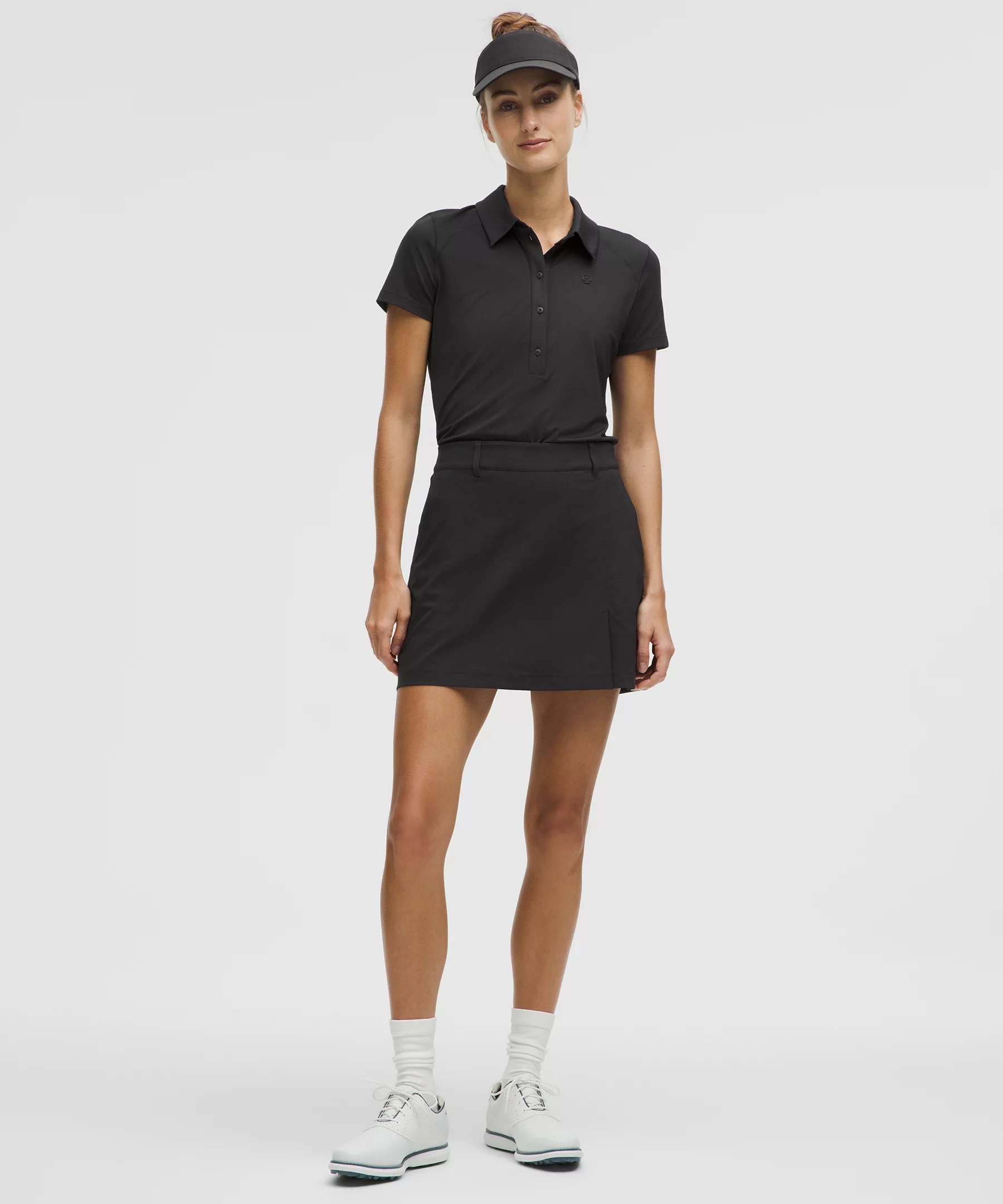 Stretch Twill Front Pleat Golf Skirt - 2