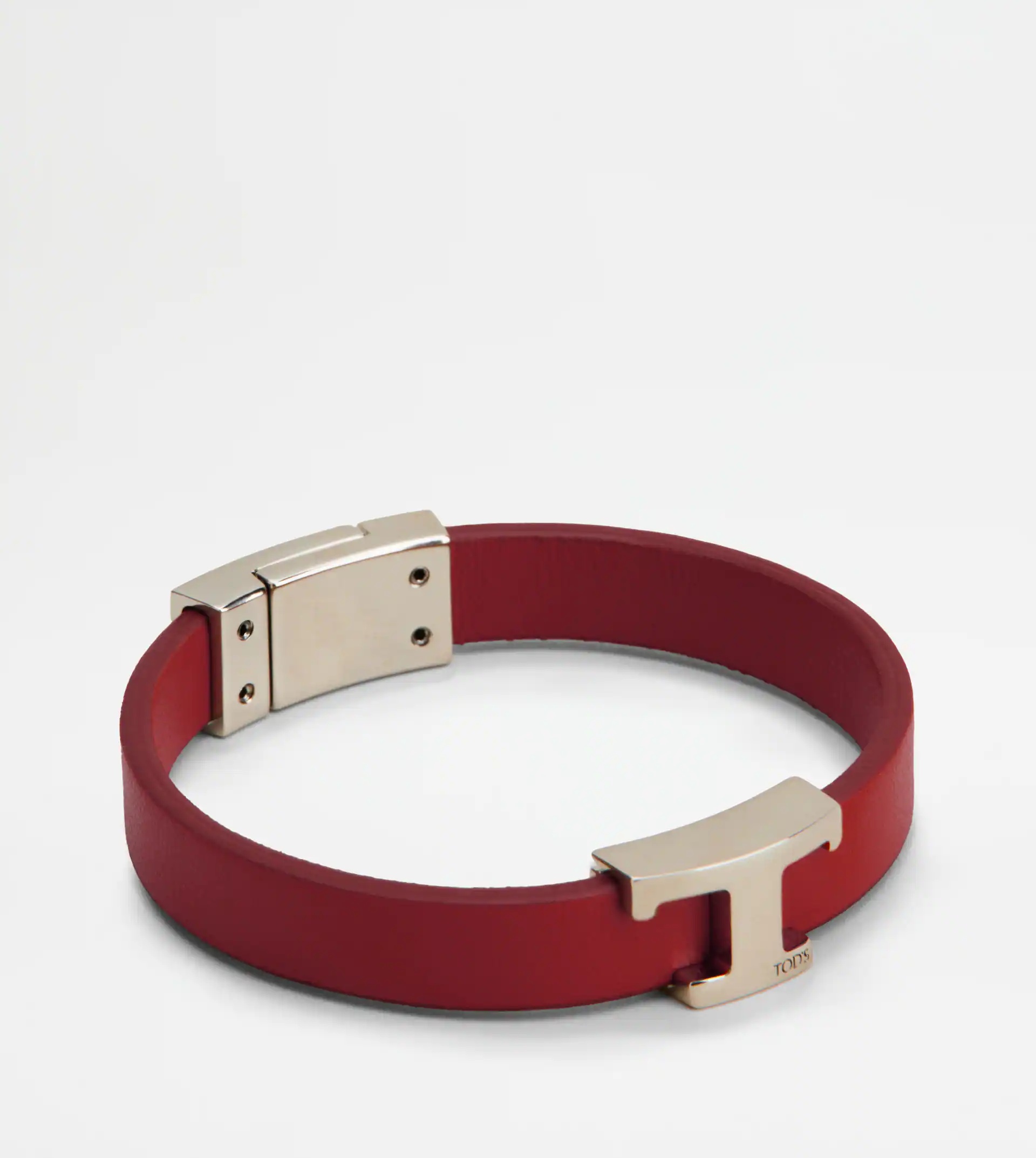 TIMELESS BRACELET IN LEATHER - RED - 2