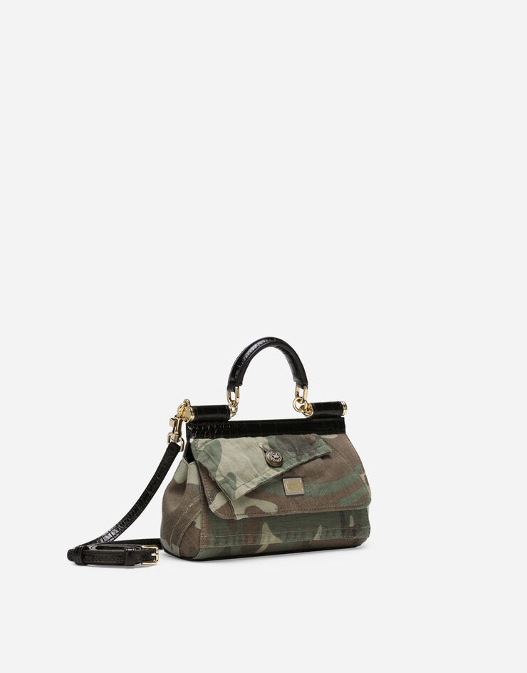 Small Sicily bag in camouflage patchwork - 3