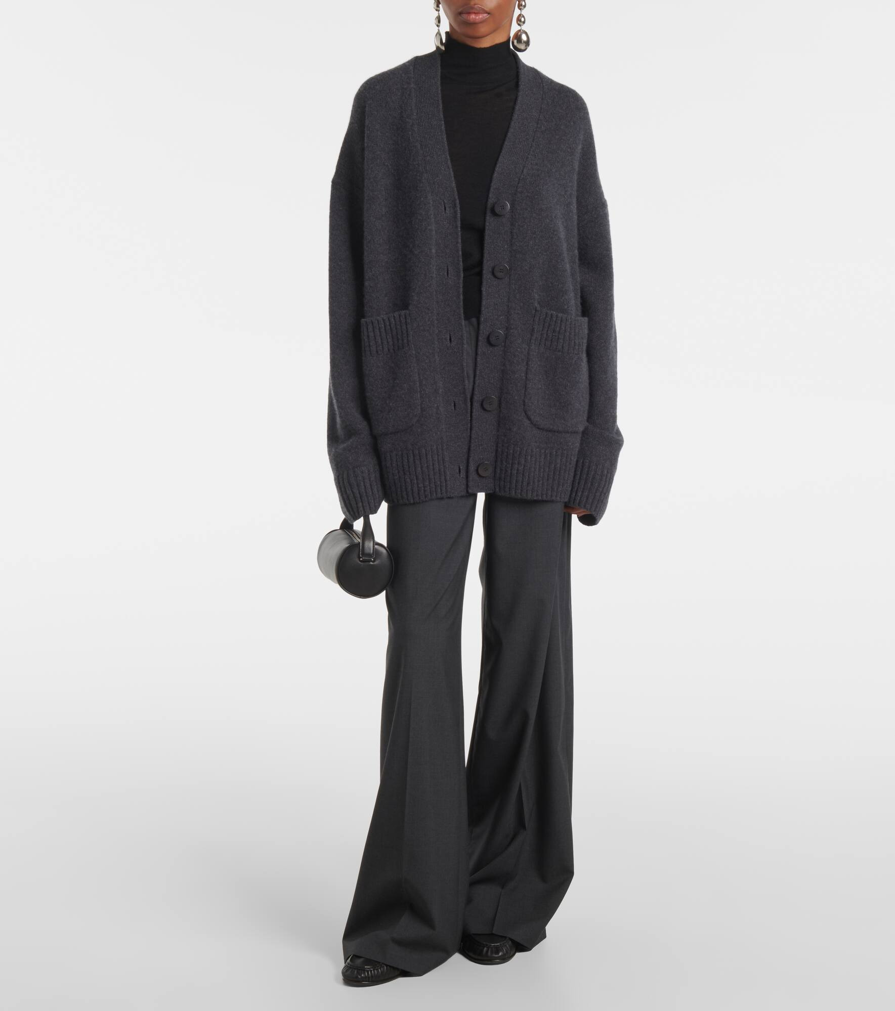 Oversized cashmere cardigan - 2