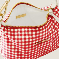 Miu Miu Miu Spirit printed faille mini-bag | REVERSIBLE