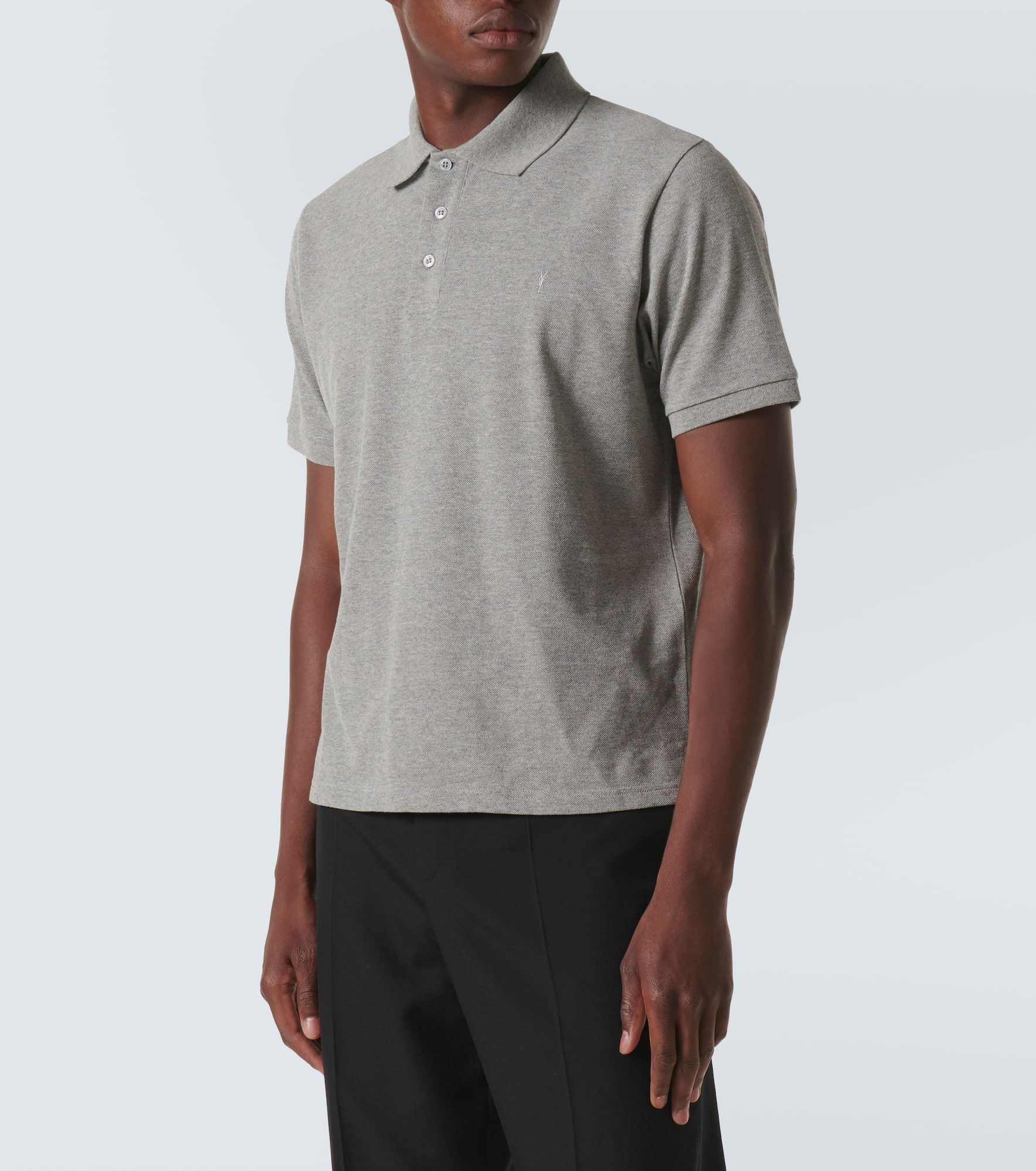 Cassandre cotton-blend piqué T-shirt - 3