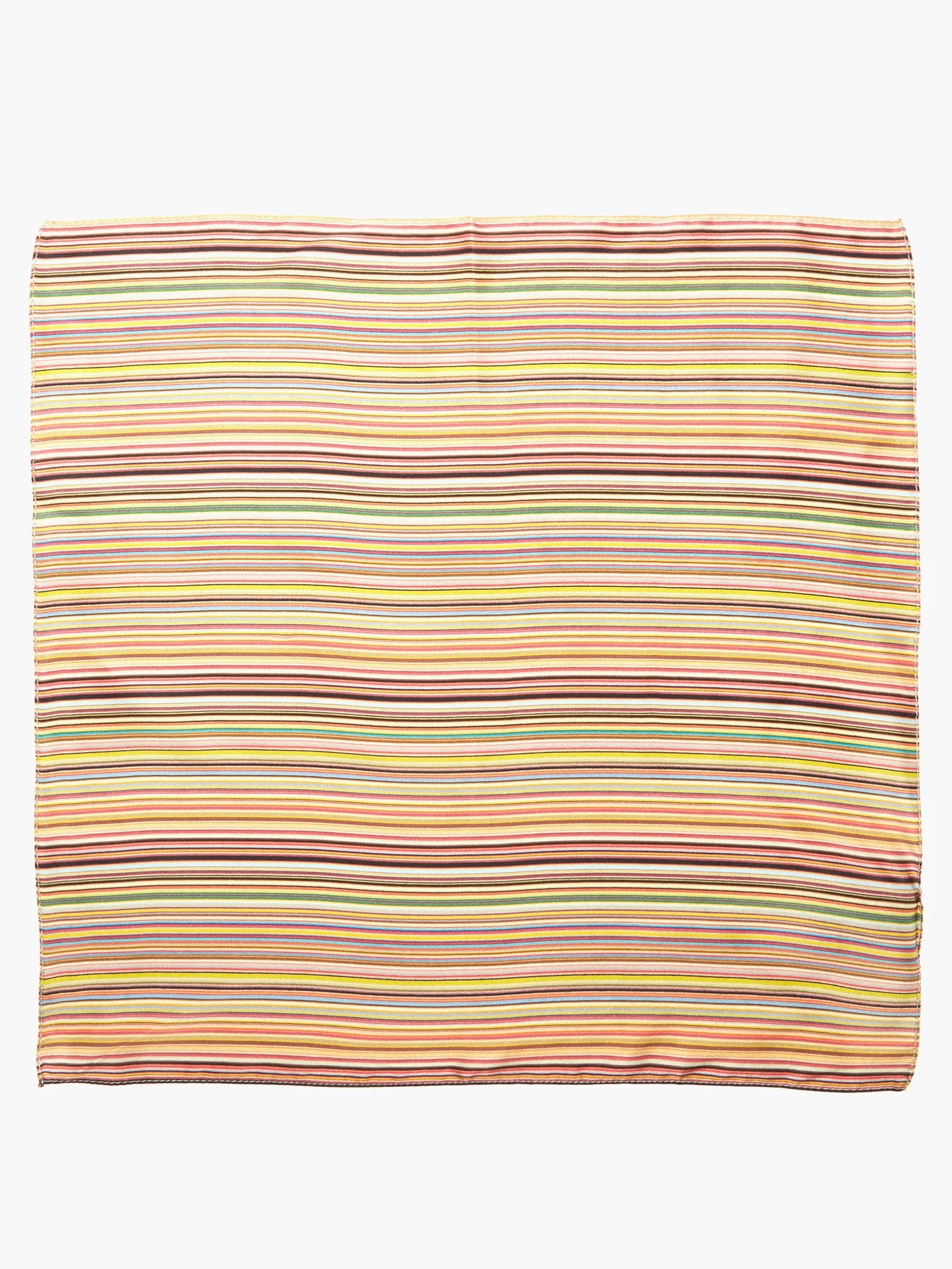 Artist-stripe silk-faille pocket square - 3