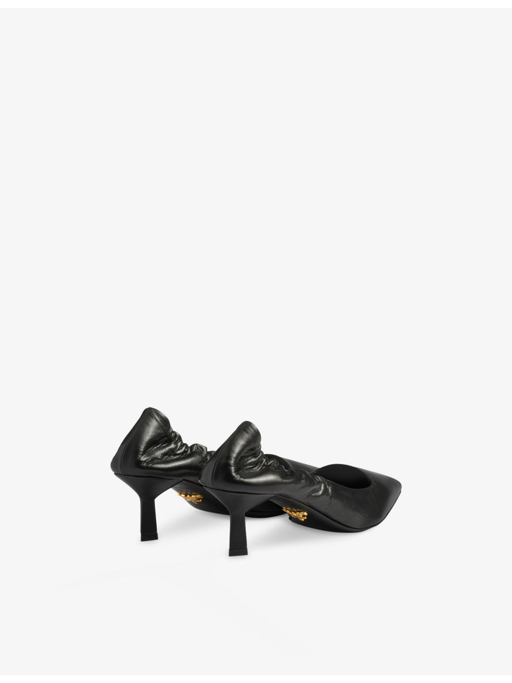 Branded Leather Pumps - 4