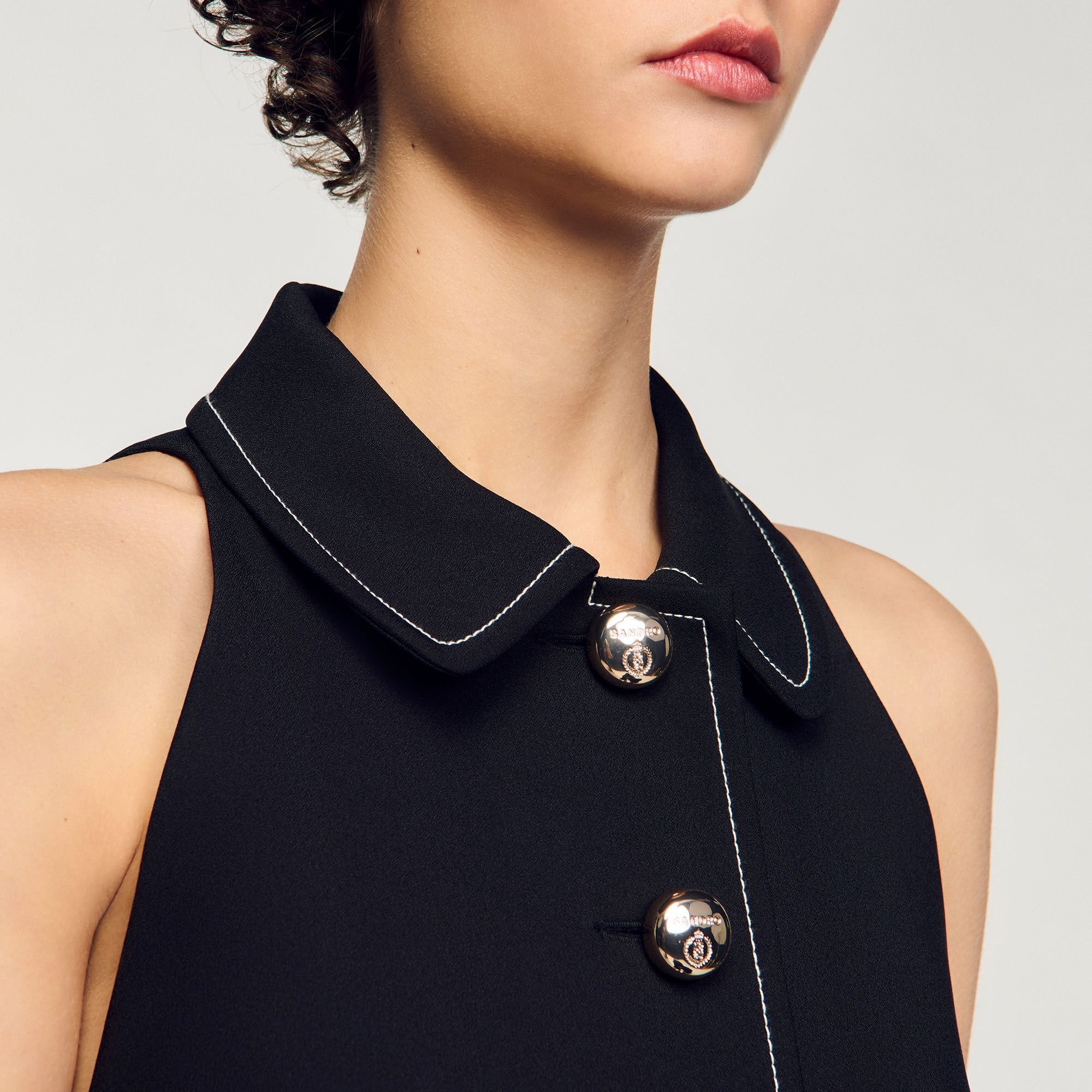 PETER PAN COLLAR MINI DRESS - 3