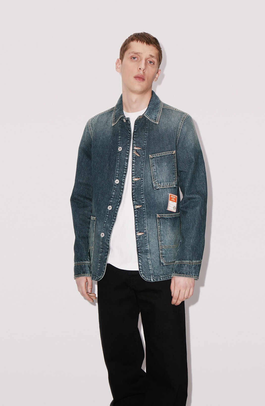 Denim workwear jacket - 4