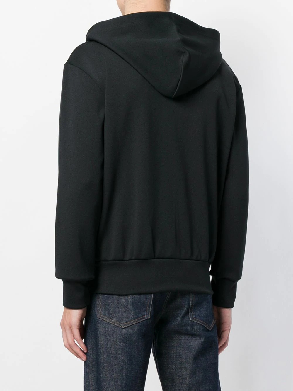 heart-patch zip-up hoodie - 5