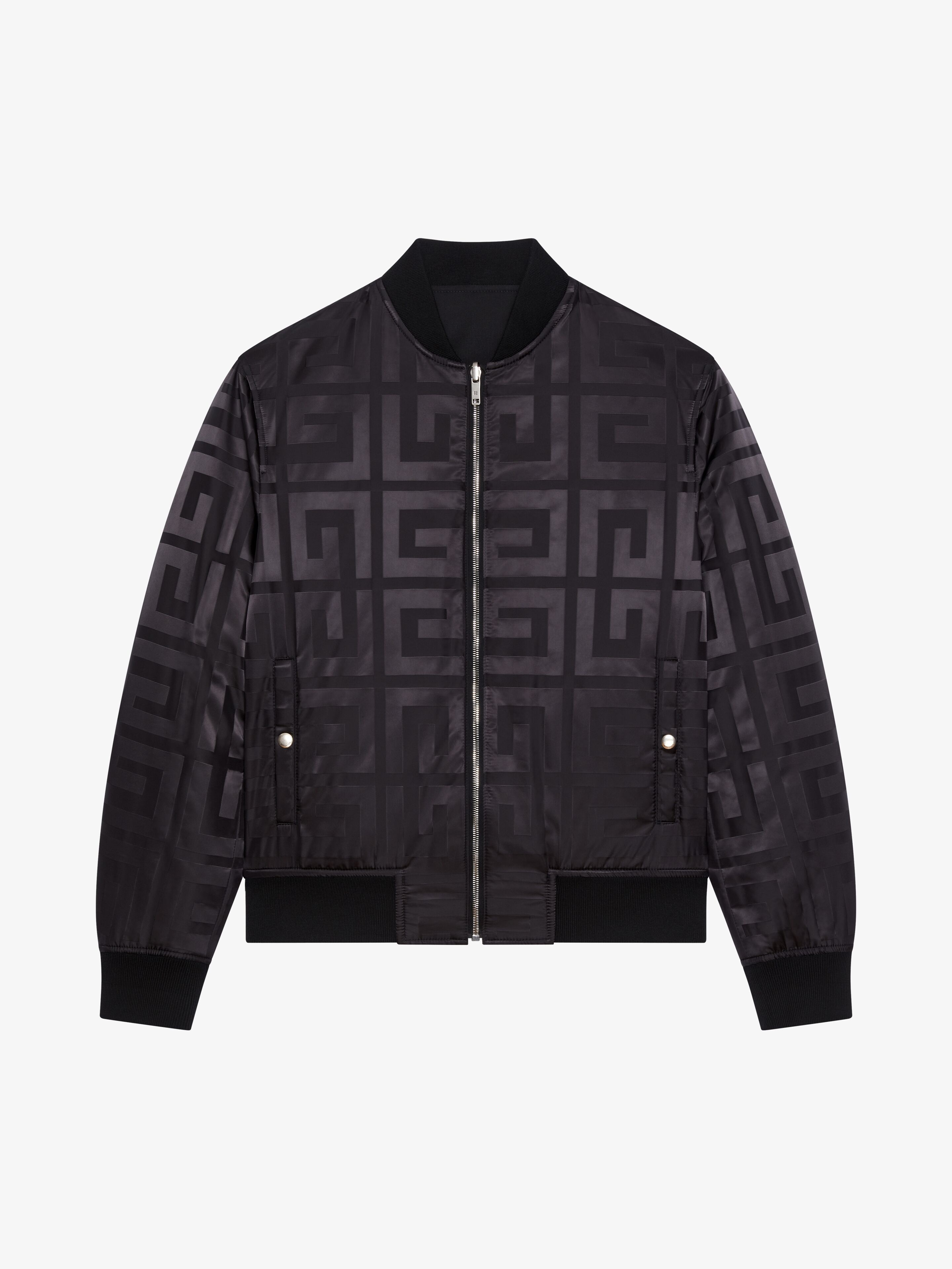 Givenchy REVERSIBLE BOMBER JACKET IN 4G WOOL | REVERSIBLE
