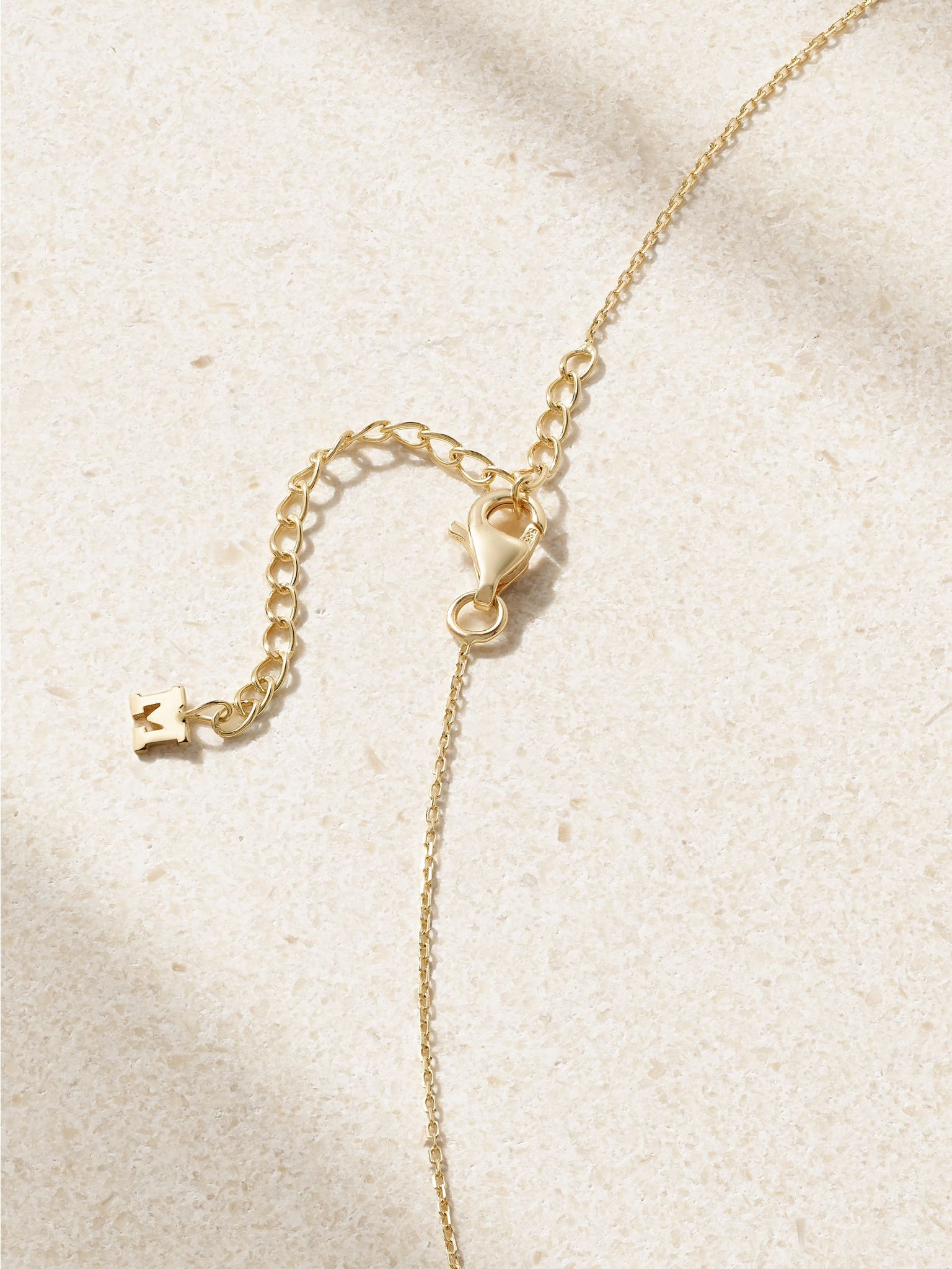 14-karat gold diamond necklace Gold - 3