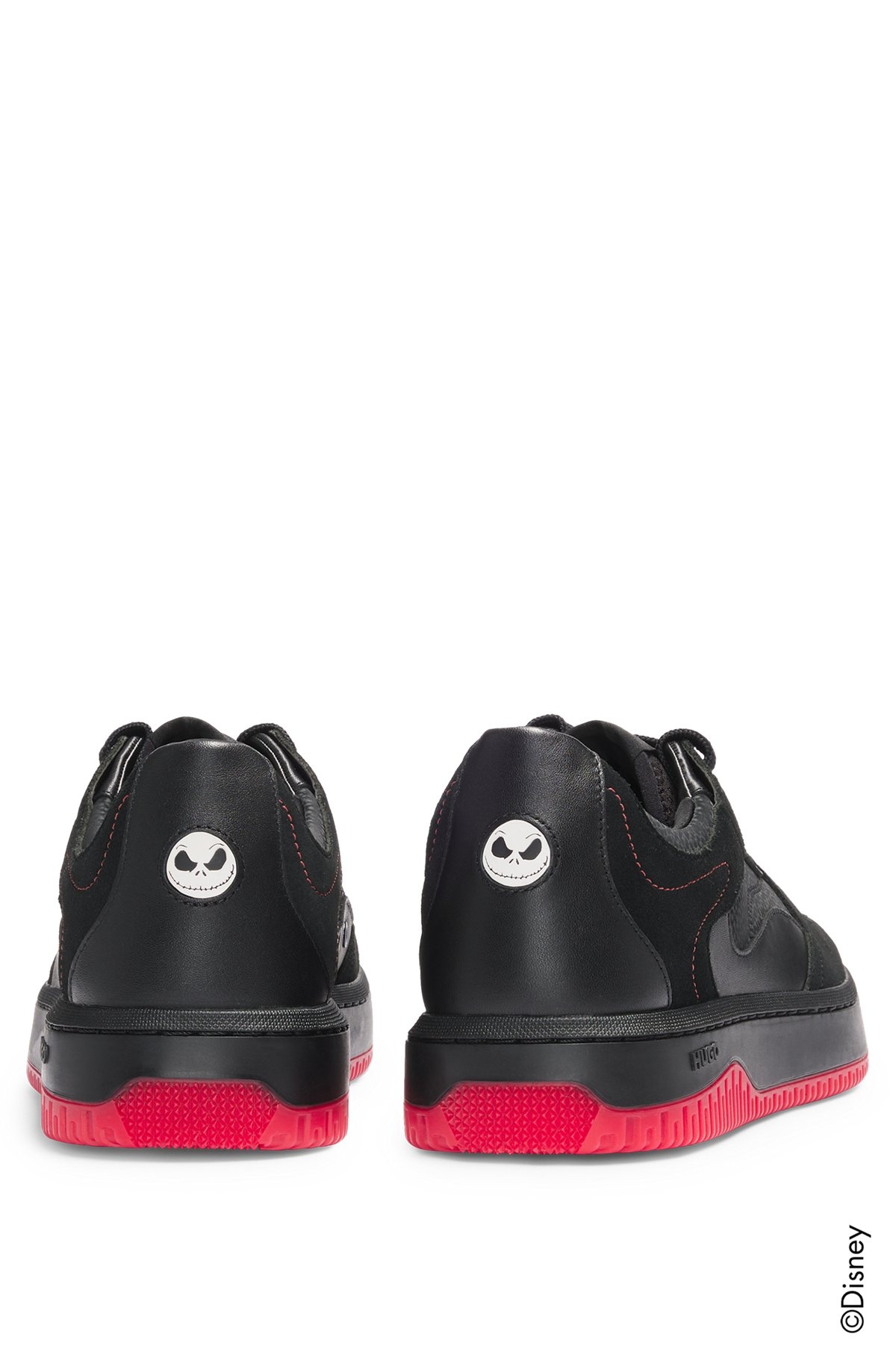 HUGO X DISNEY'S THE NIGHTMARE BEFORE CHRISTMAS LEATHER TRAINERS - 5